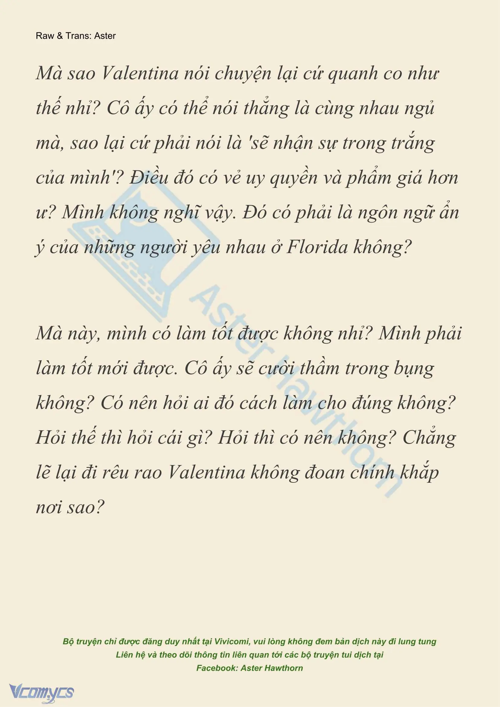 [NOVEL] Thiên Đường Của Valentina Chapter 214 - Trang 10
