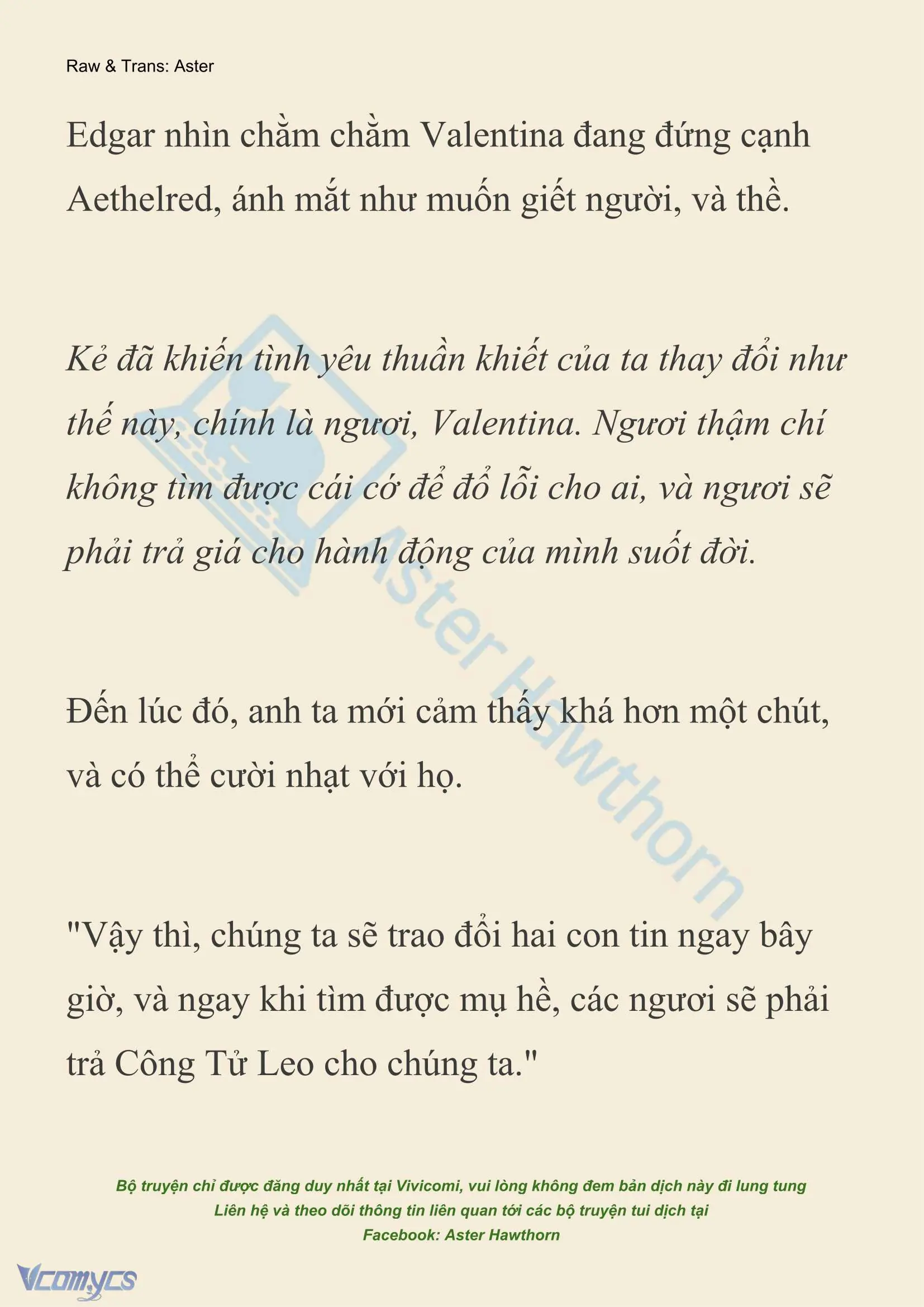 [NOVEL] Thiên Đường Của Valentina Chapter 215 - Trang 14