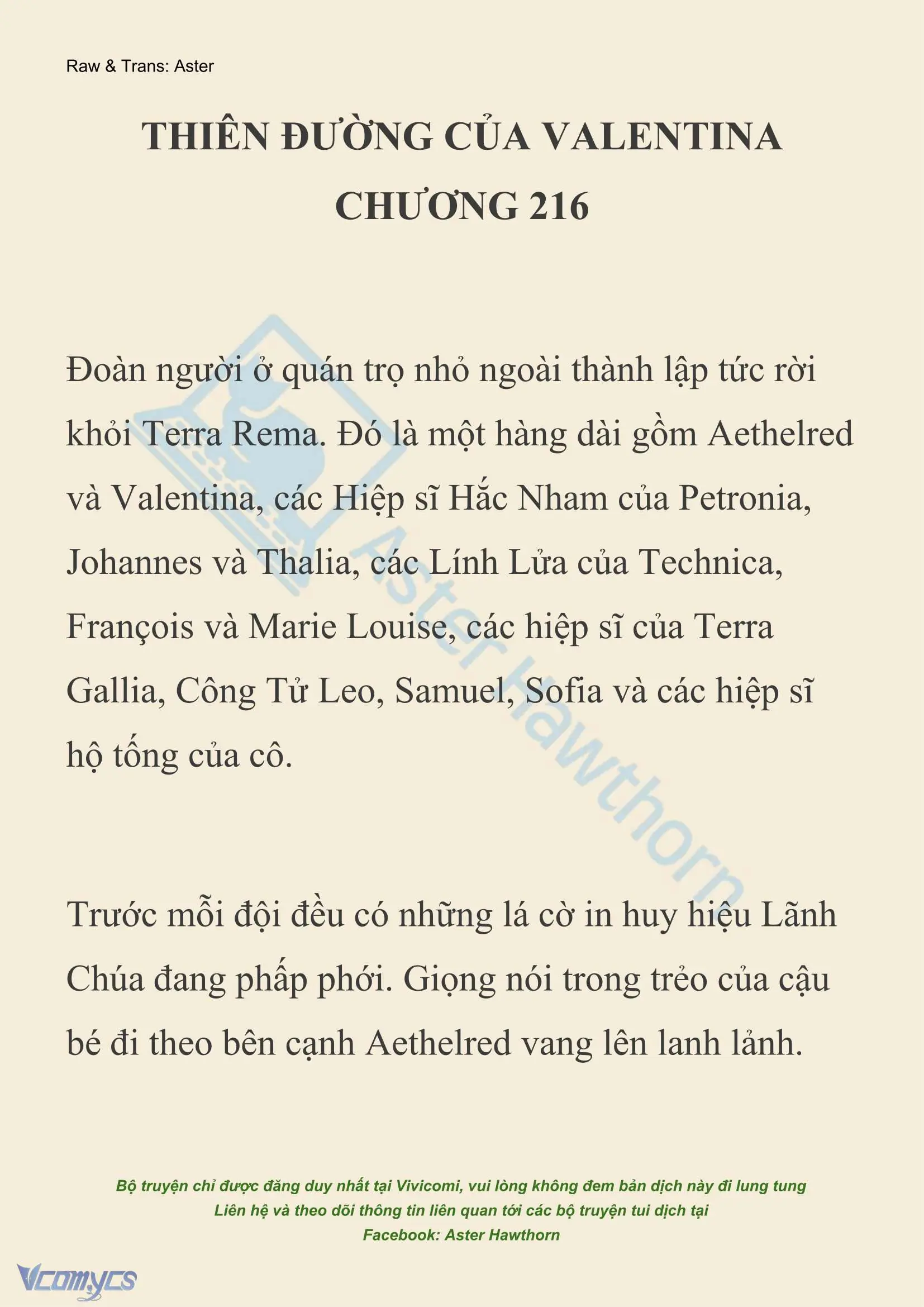 [NOVEL] Thiên Đường Của Valentina Chapter 216 - Trang 2