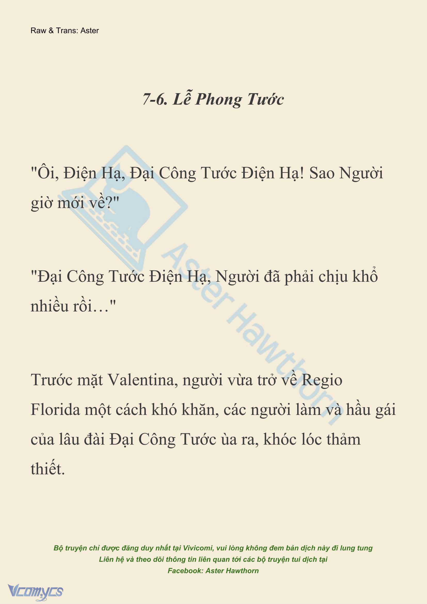 [NOVEL] Thiên Đường Của Valentina Chapter 216 - Trang 8