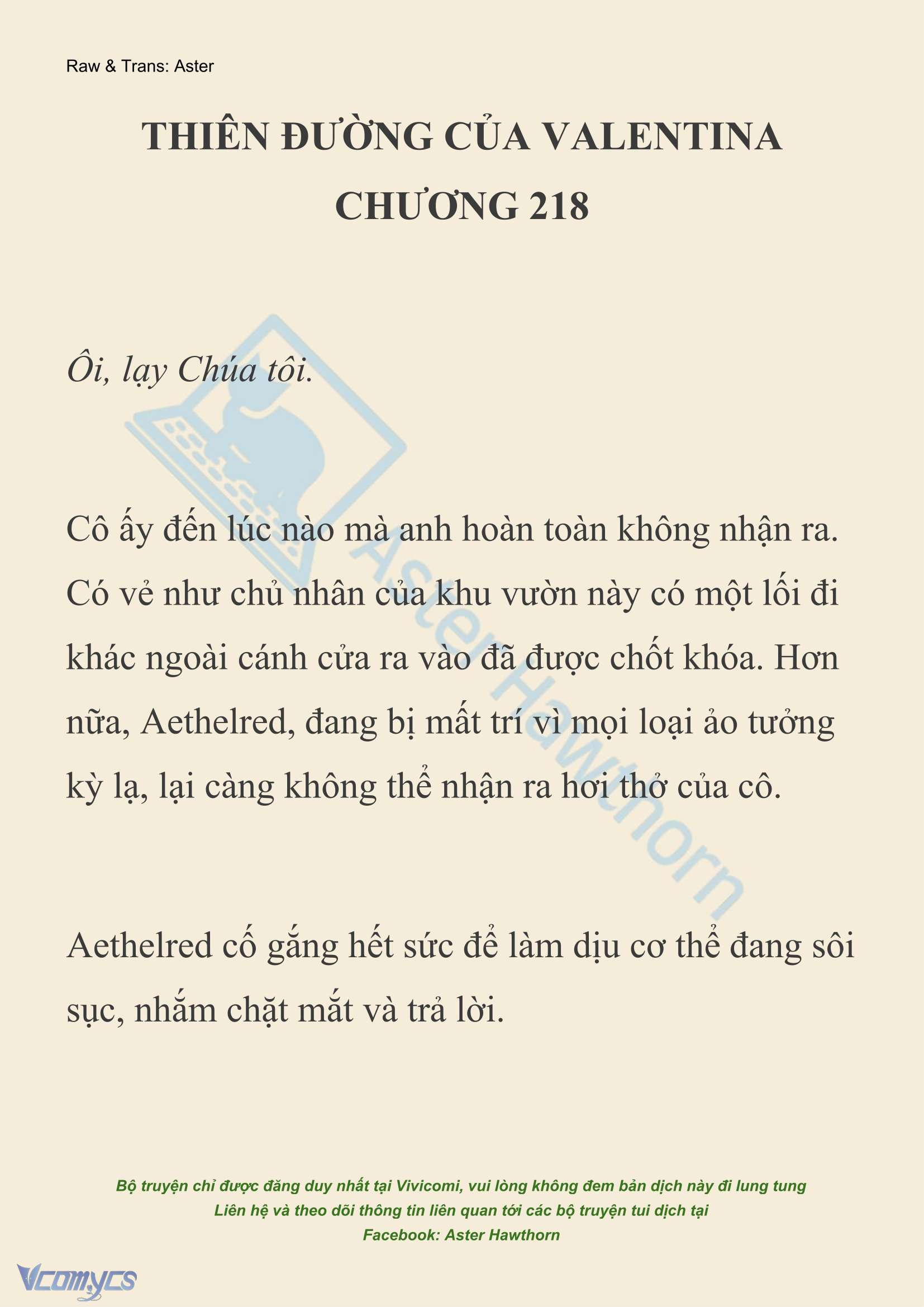 [NOVEL] Thiên Đường Của Valentina Chapter 218 - Trang 2