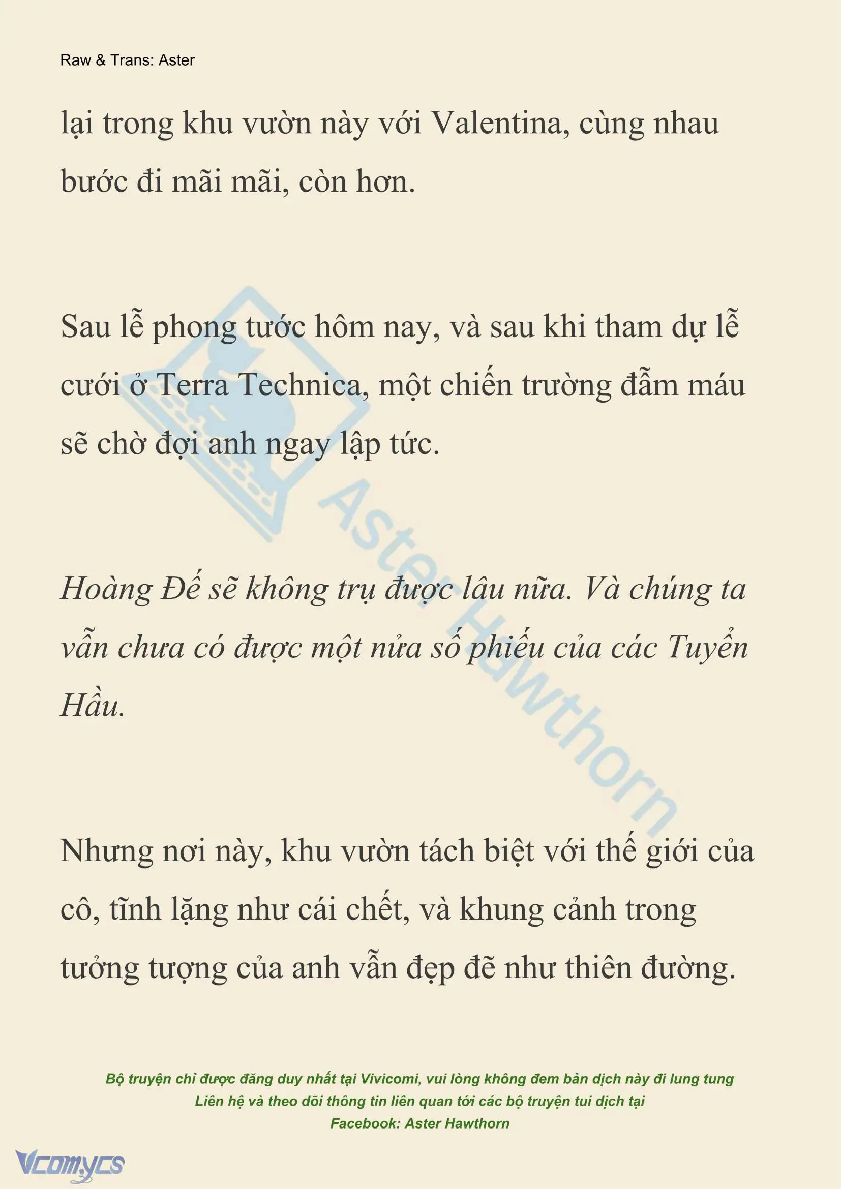 [NOVEL] Thiên Đường Của Valentina Chapter 219 - Trang 21