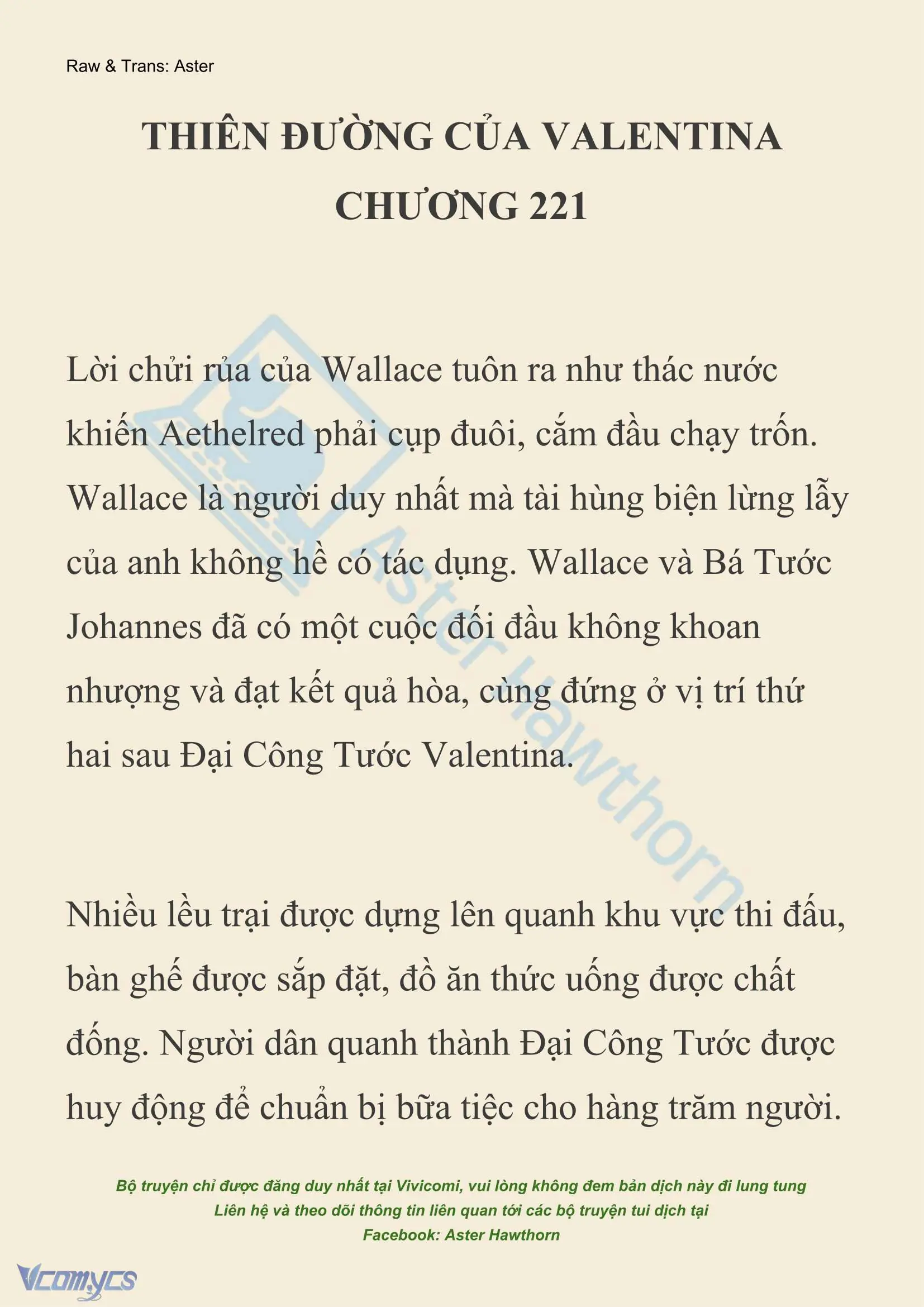 [NOVEL] Thiên Đường Của Valentina Chapter 221 - Trang 2