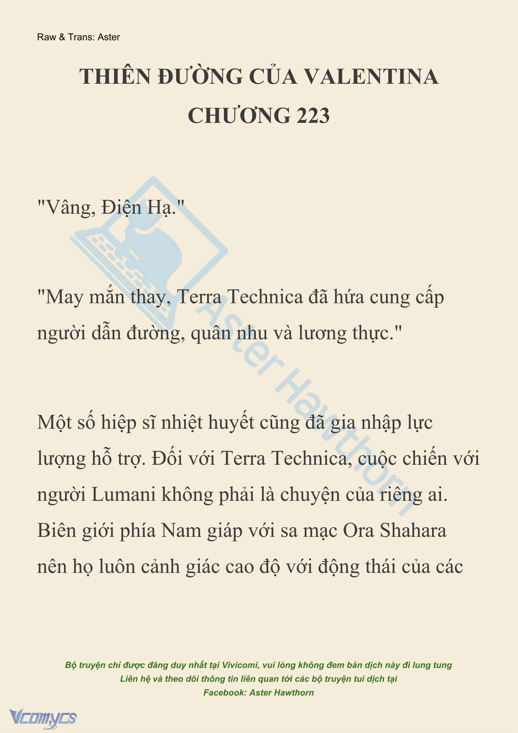 [NOVEL] Thiên Đường Của Valentina Chapter 223 - Trang 2