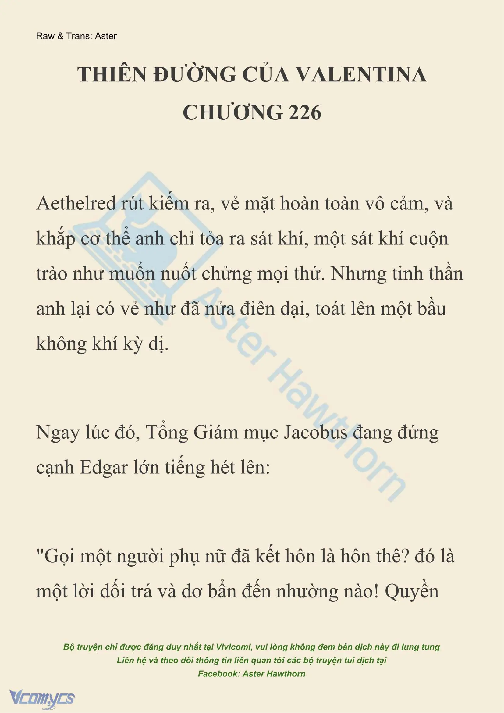 [NOVEL] Thiên Đường Của Valentina Chapter 226 - Trang 2