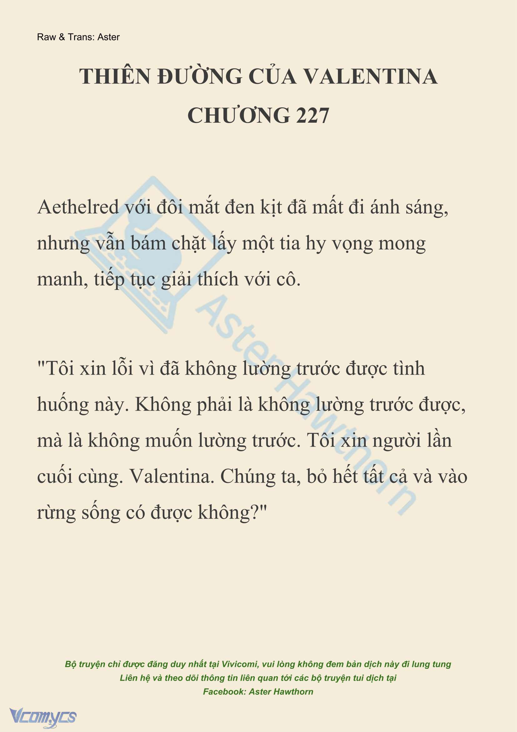 [NOVEL] Thiên Đường Của Valentina Chapter 227 - Trang 2