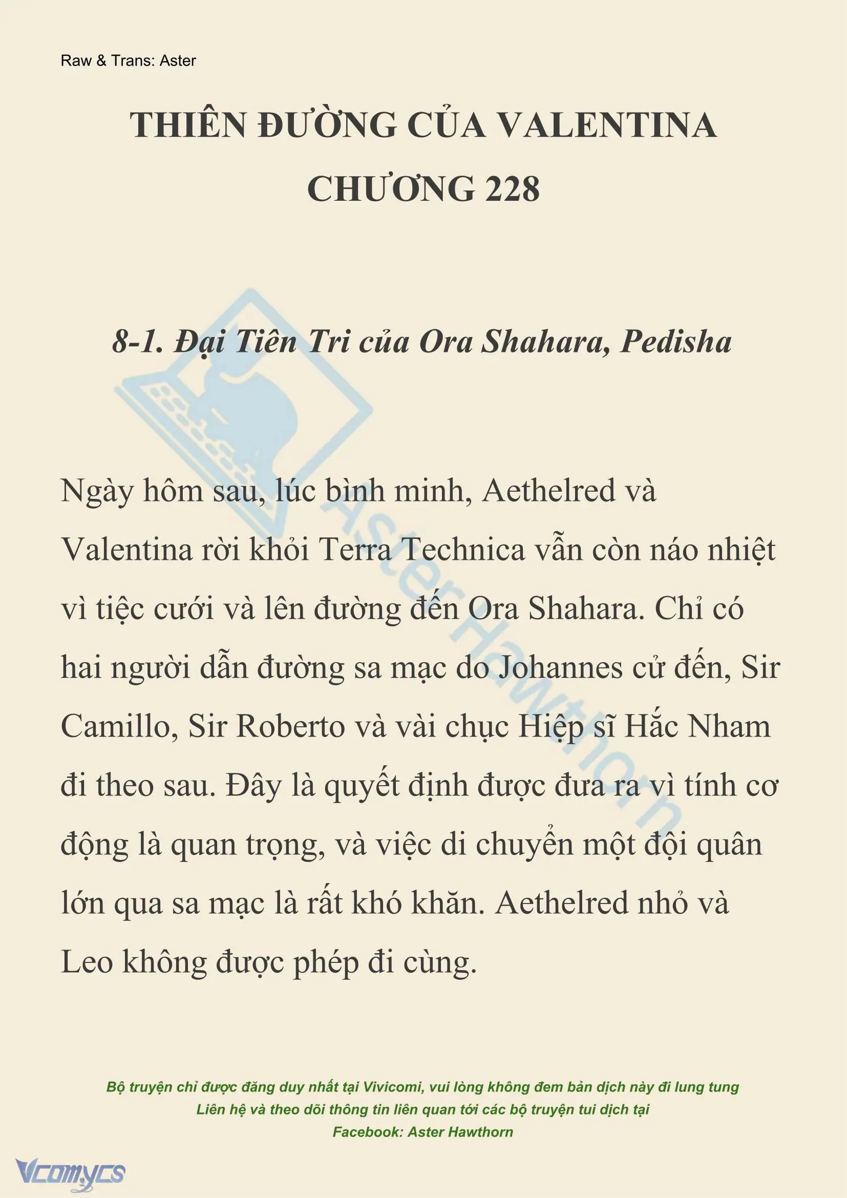 [NOVEL] Thiên Đường Của Valentina Chapter 228 - Trang 2
