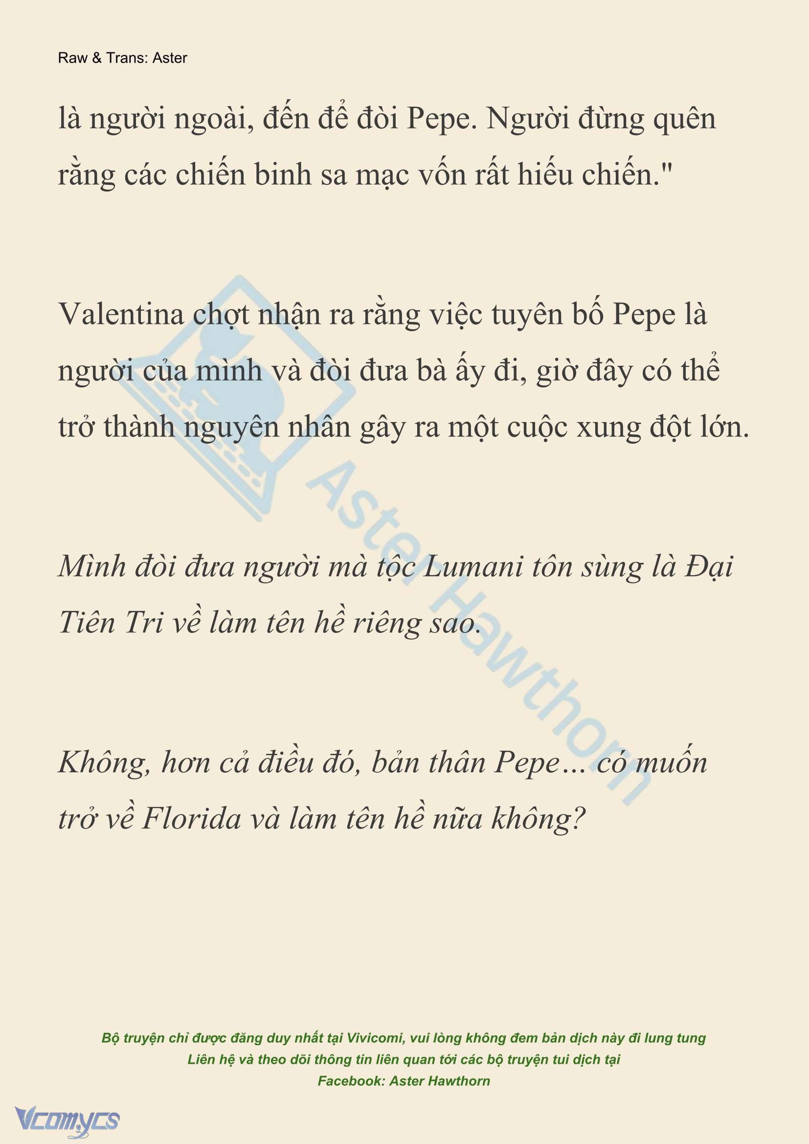 [NOVEL] Thiên Đường Của Valentina Chapter 229 - Trang 13