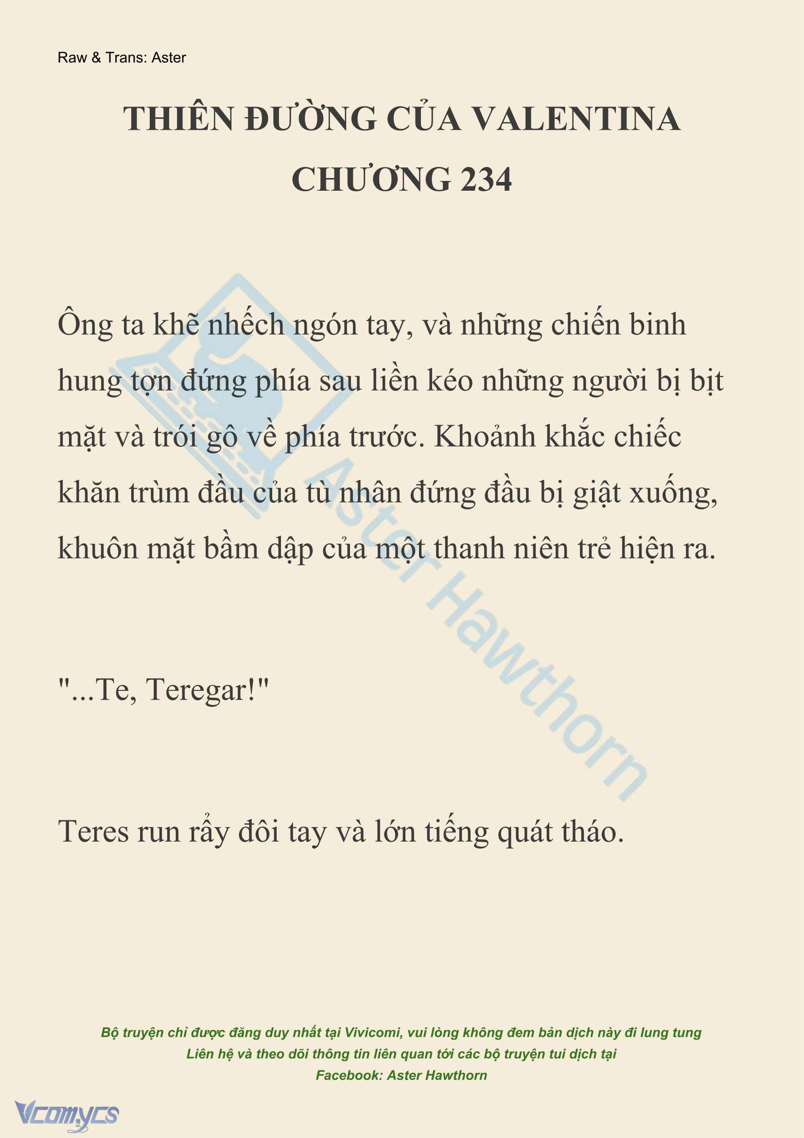 [NOVEL] Thiên Đường Của Valentina Chapter 234 - Trang 2