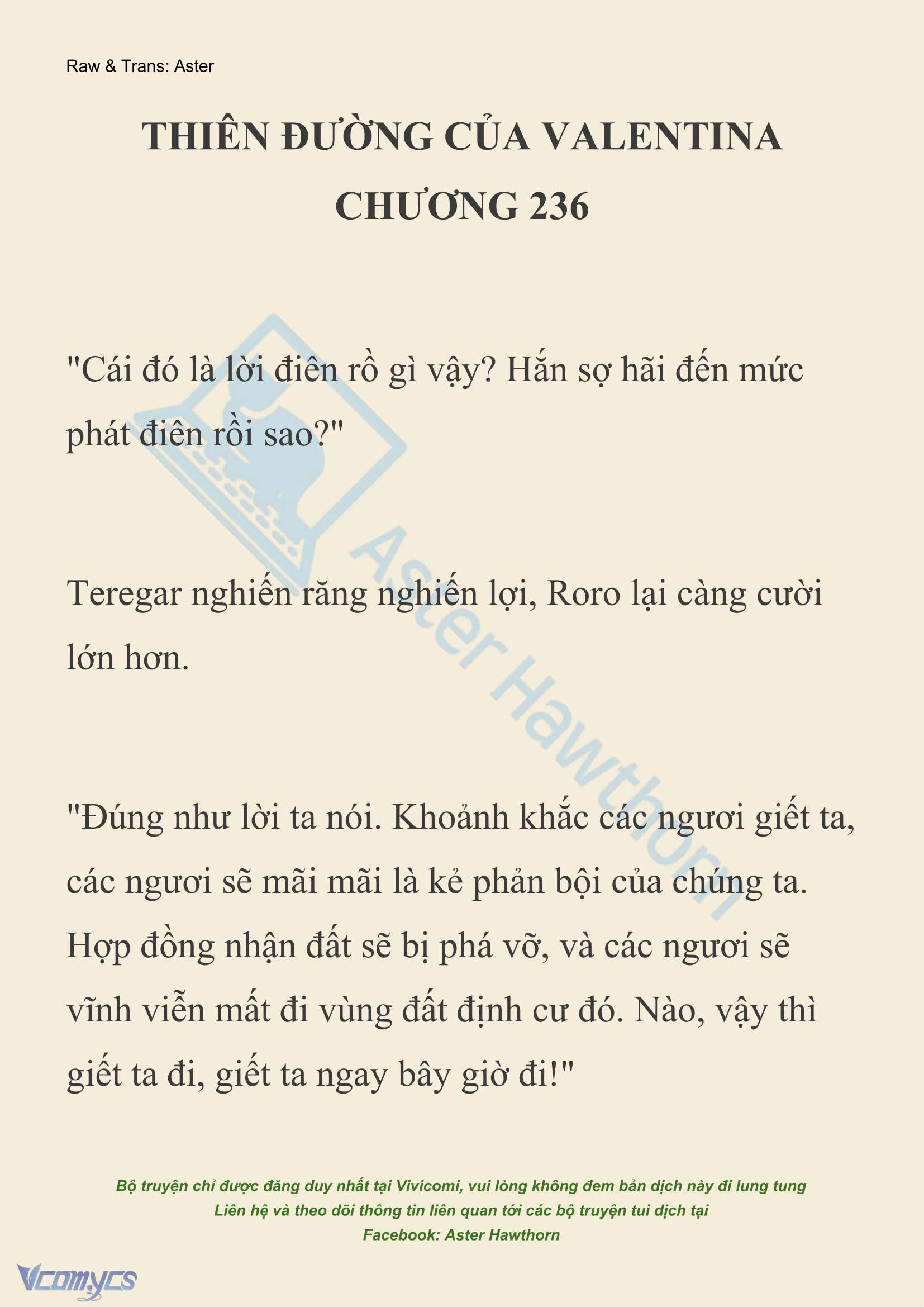 [NOVEL] Thiên Đường Của Valentina Chapter 236 - Trang 2