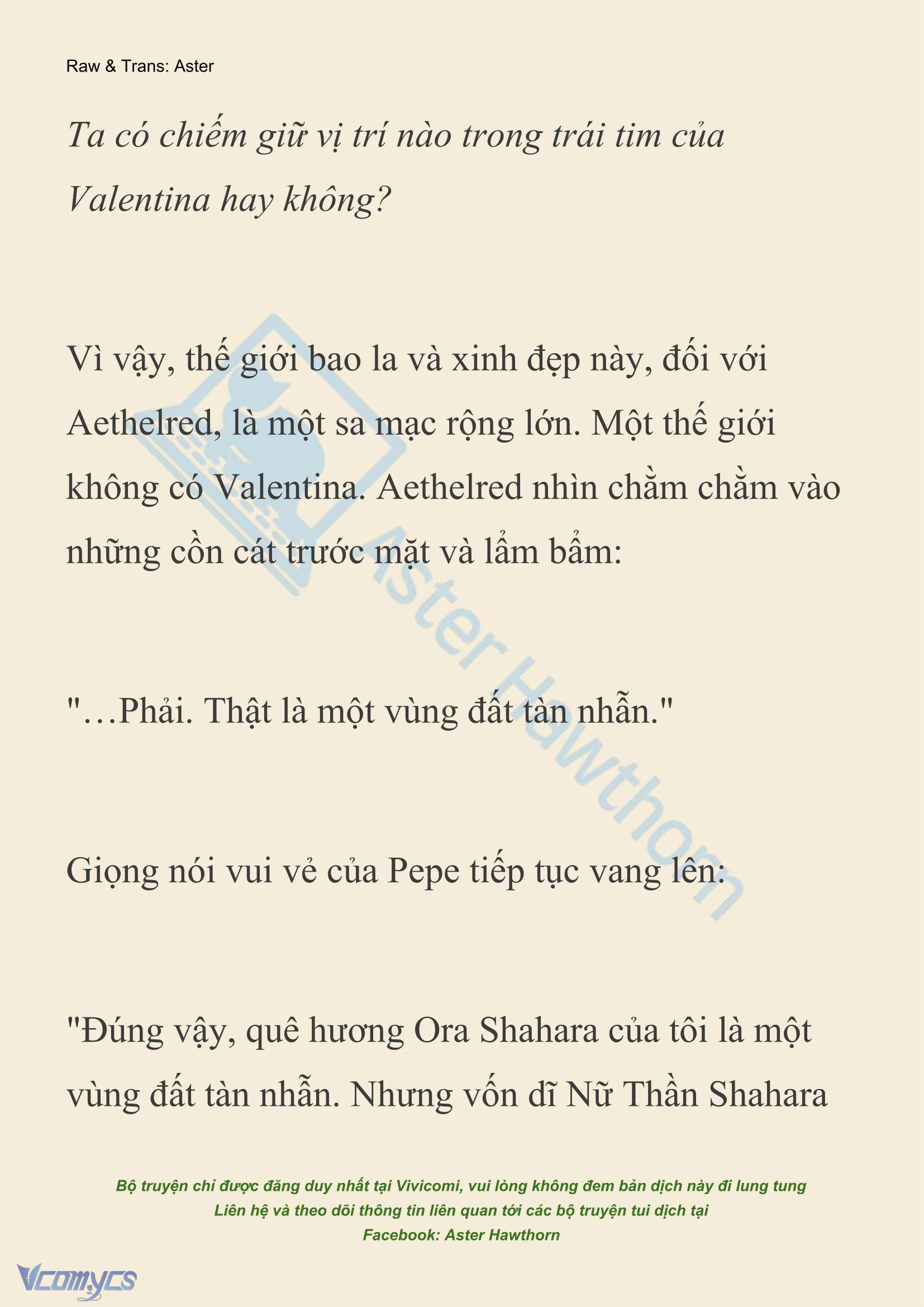 [NOVEL] Thiên Đường Của Valentina Chapter 240 - Trang 6