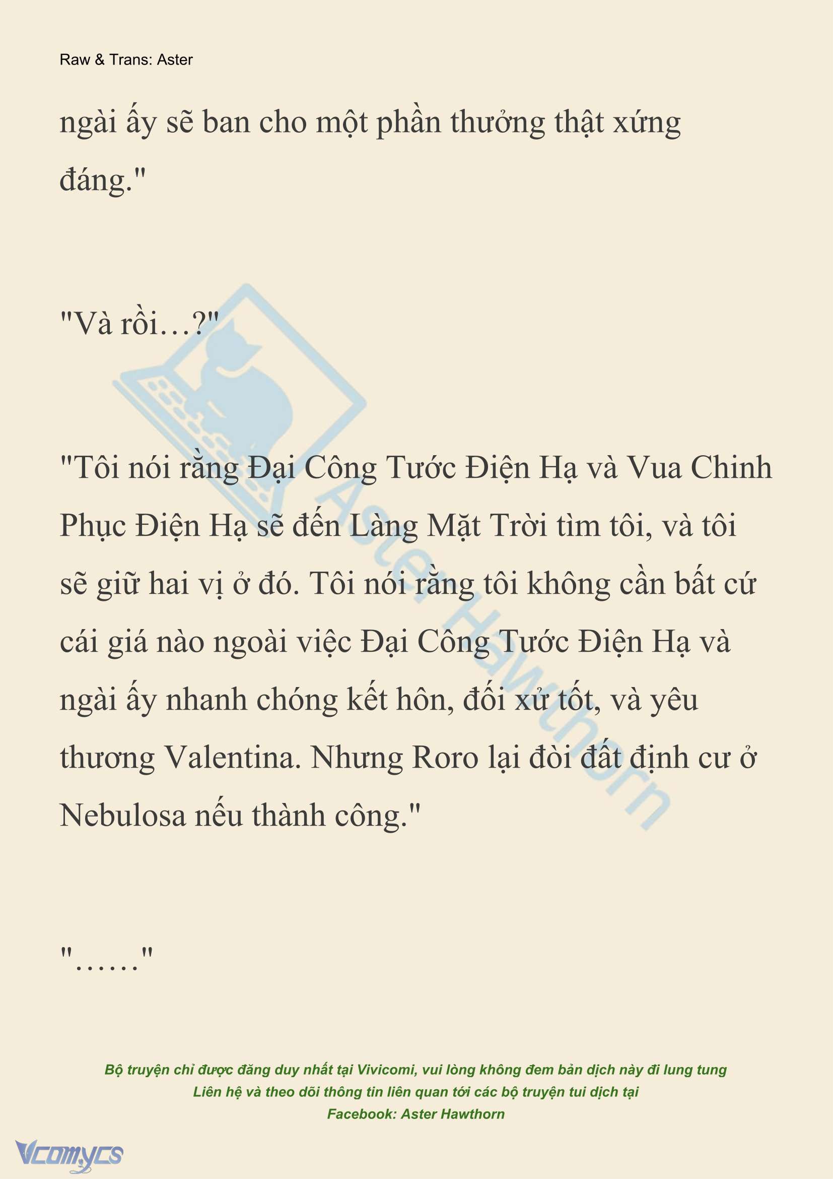 [NOVEL] Thiên Đường Của Valentina Chapter 242 - Trang 8