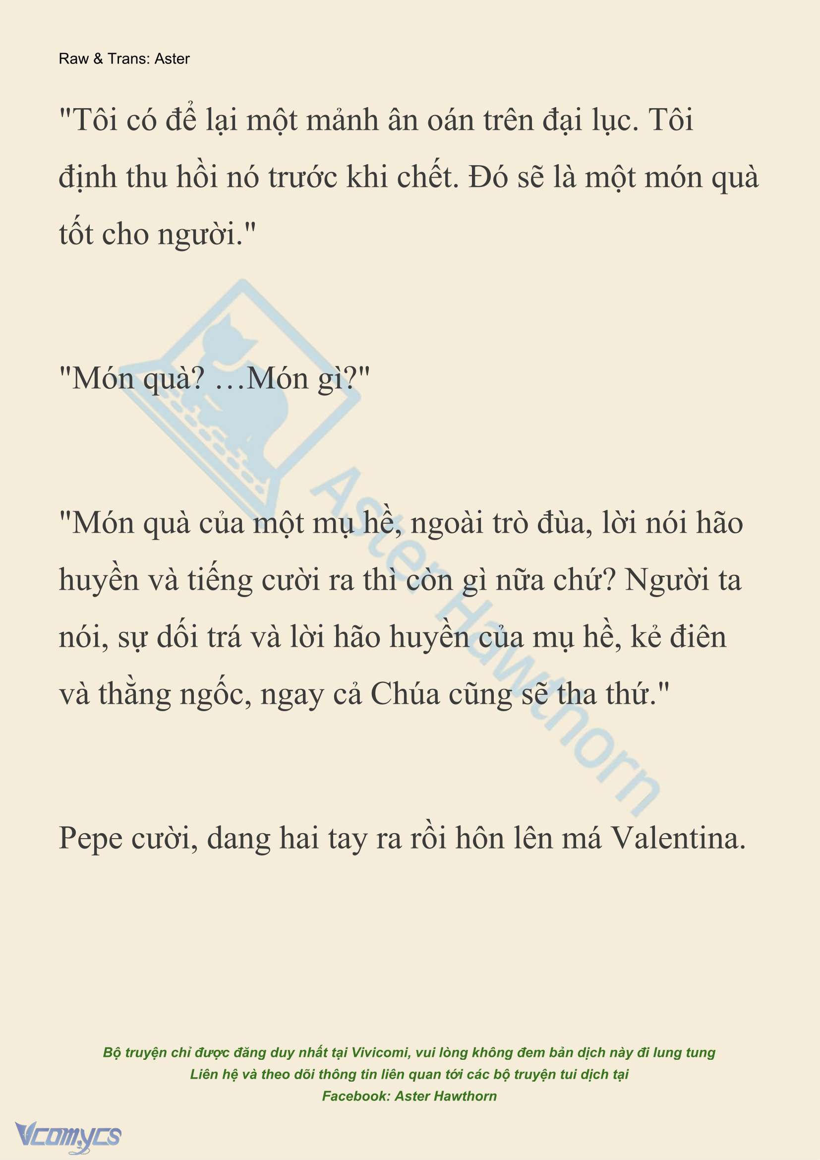 [NOVEL] Thiên Đường Của Valentina Chapter 243 - Trang 11