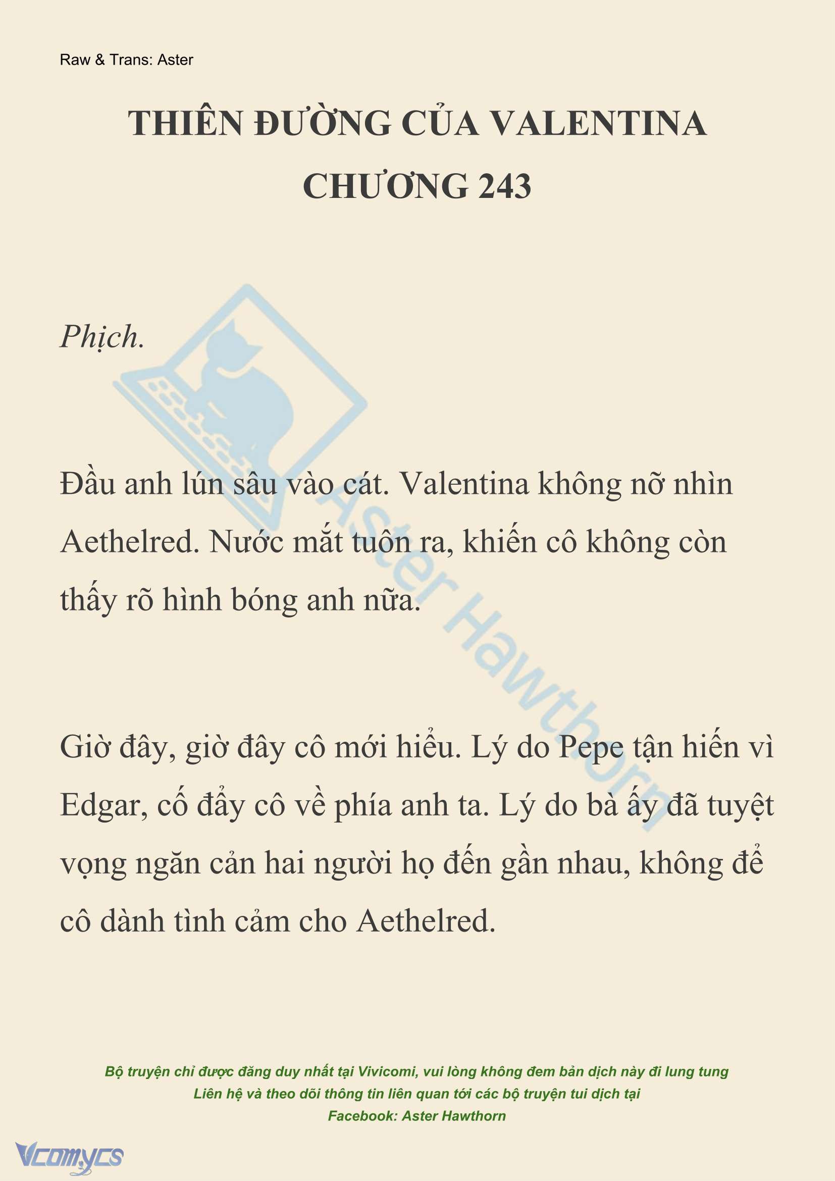 [NOVEL] Thiên Đường Của Valentina Chapter 243 - Trang 2