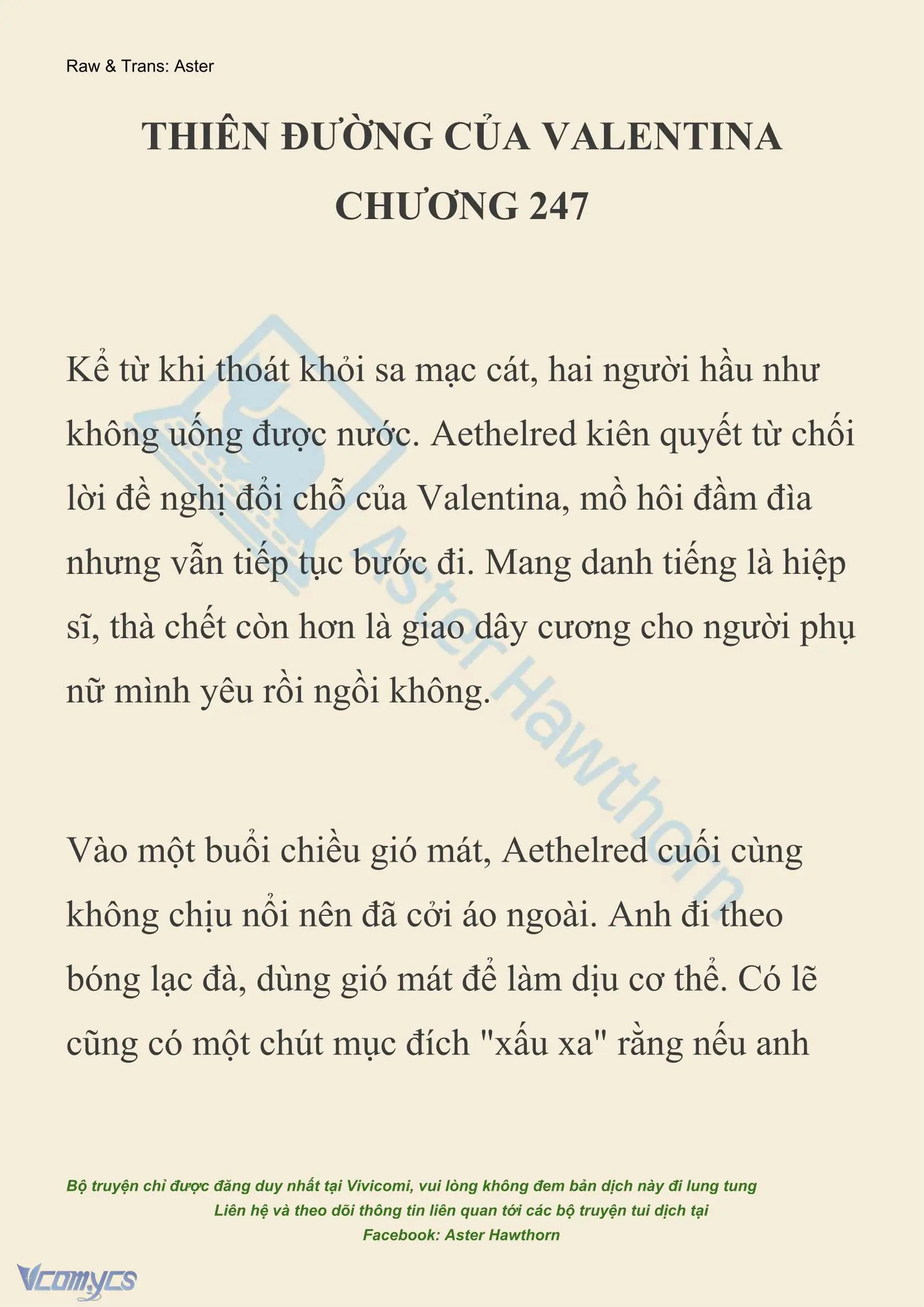 [NOVEL] Thiên Đường Của Valentina Chapter 247 - Trang 2