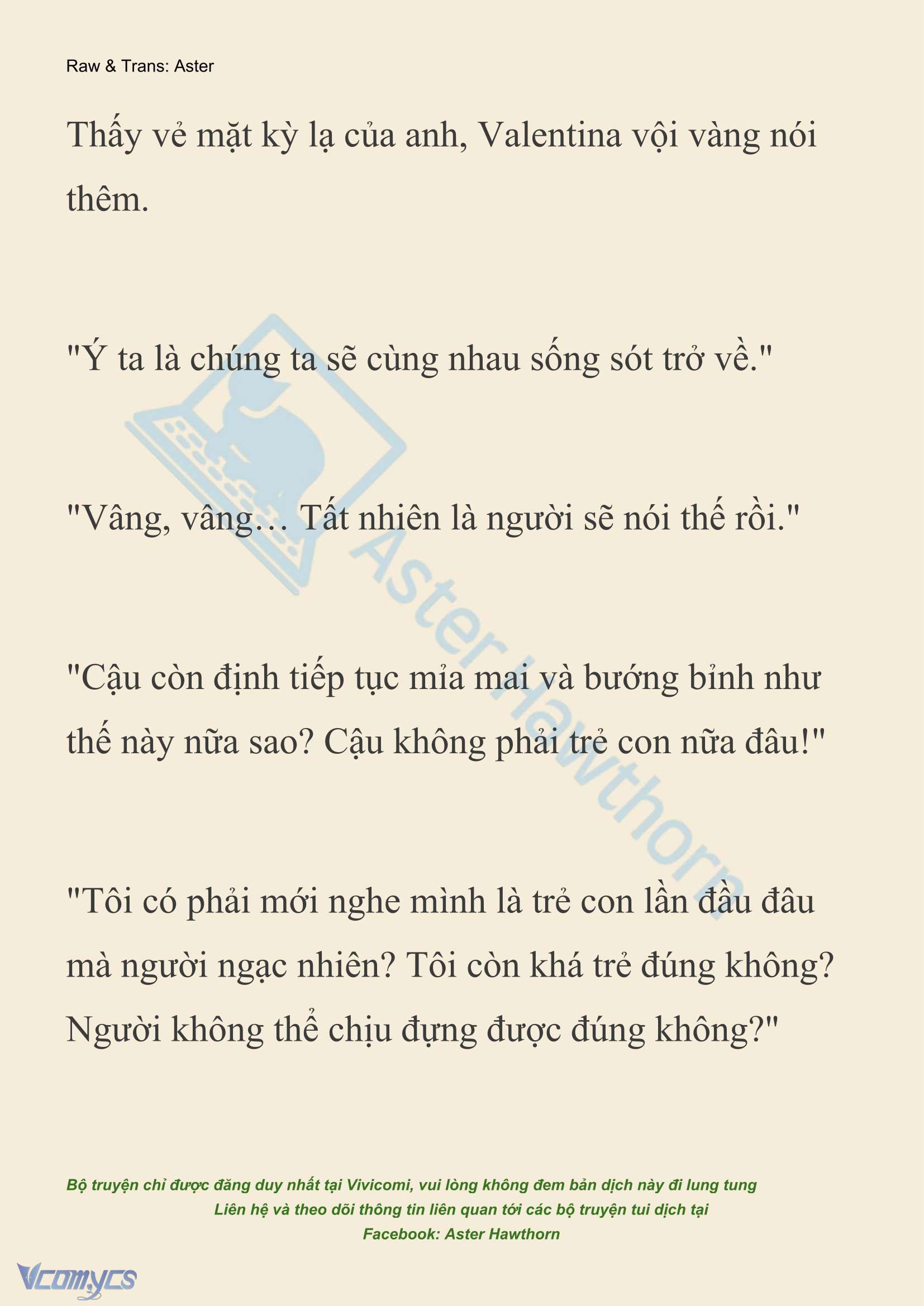 [NOVEL] Thiên Đường Của Valentina Chapter 247 - Trang 9