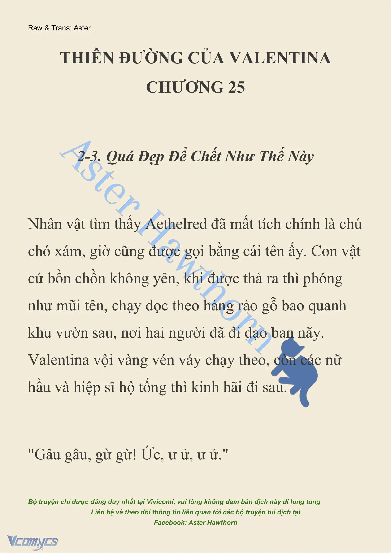 [NOVEL] Thiên Đường Của Valentina Chapter 25 - Trang 3