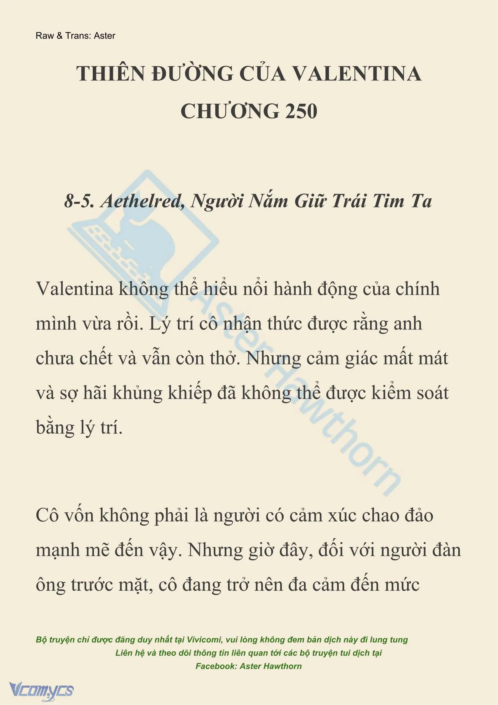 [NOVEL] Thiên Đường Của Valentina Chapter 250 - Trang 2