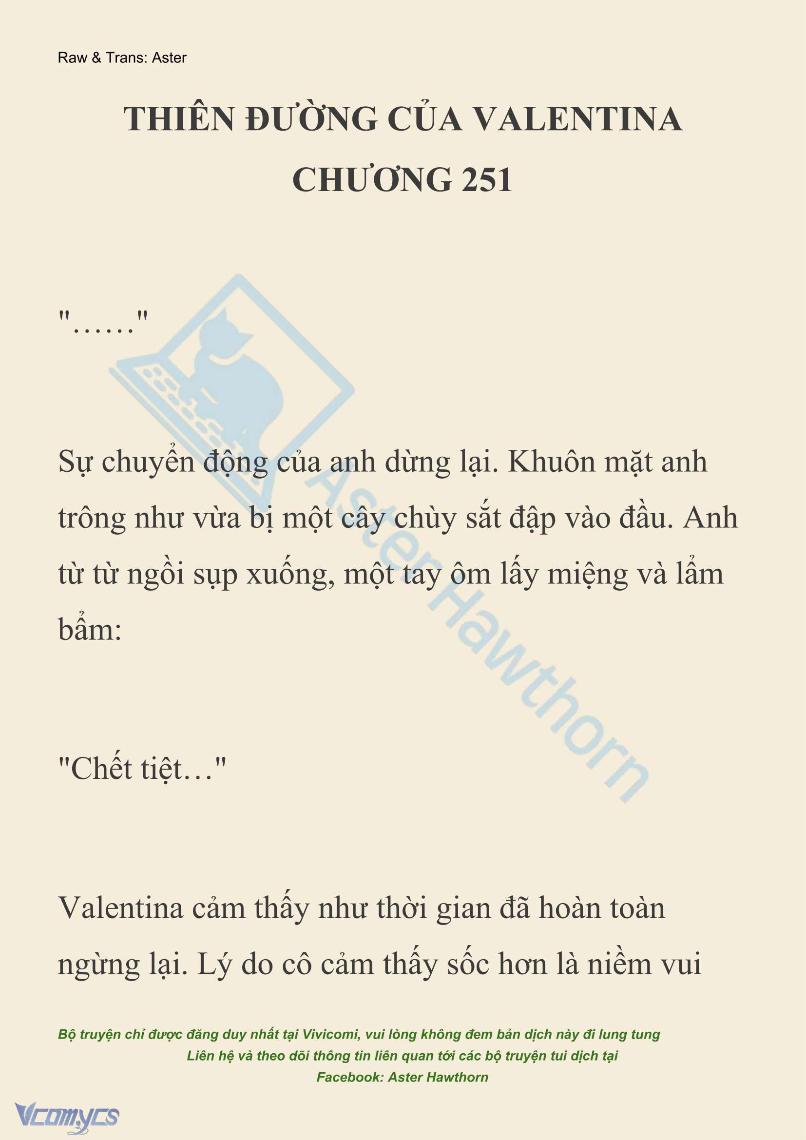 [NOVEL] Thiên Đường Của Valentina Chapter 251 - Trang 2