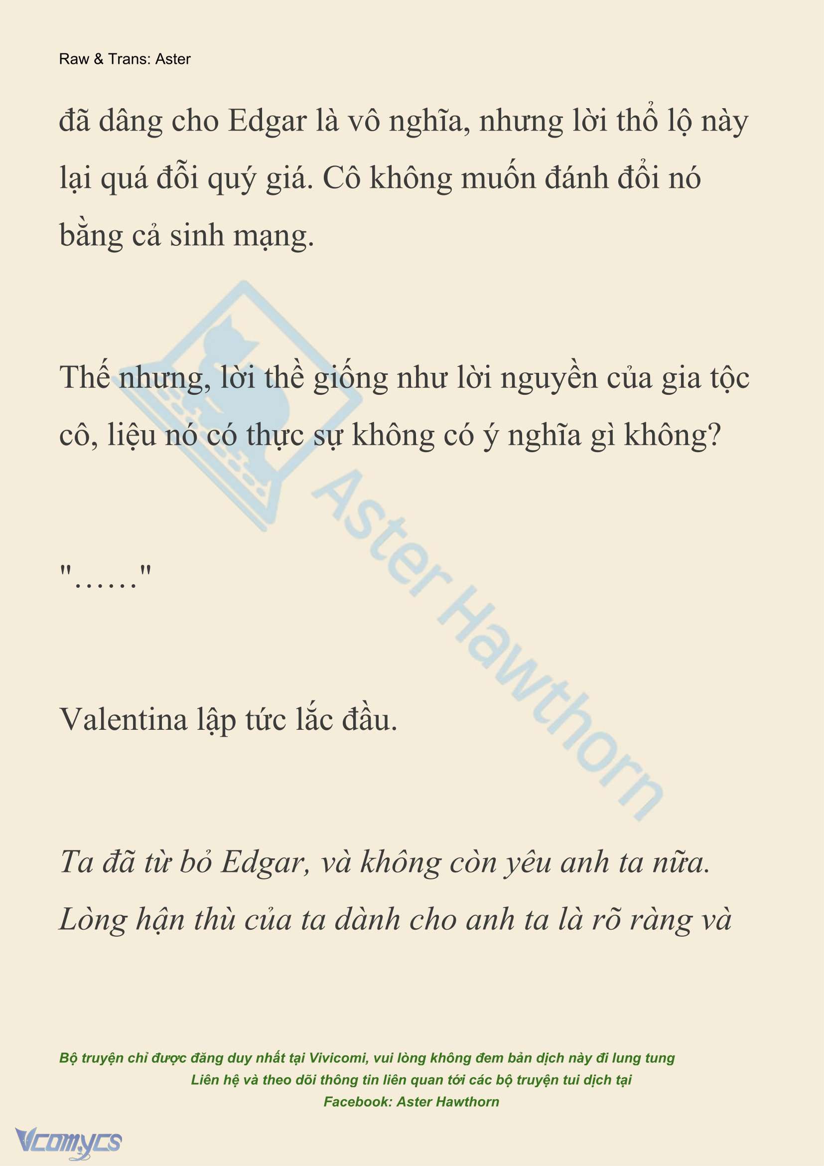 [NOVEL] Thiên Đường Của Valentina Chapter 252 - Trang 8
