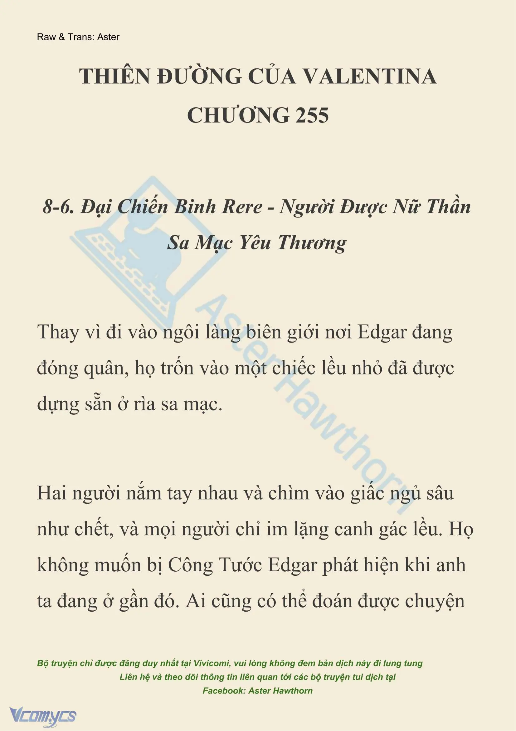 [NOVEL] Thiên Đường Của Valentina Chapter 255 - Trang 2