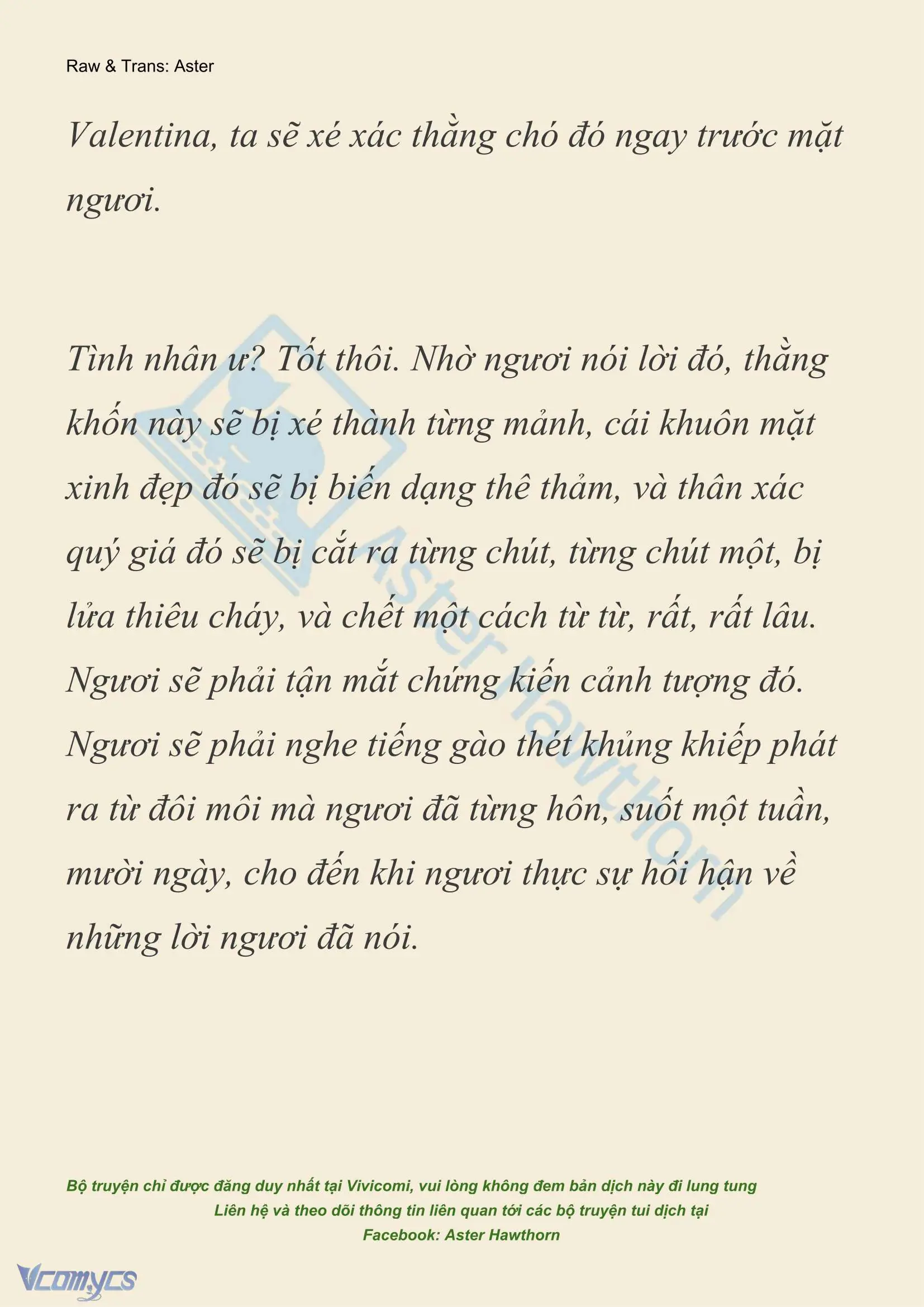 [NOVEL] Thiên Đường Của Valentina Chapter 256 - Trang 9