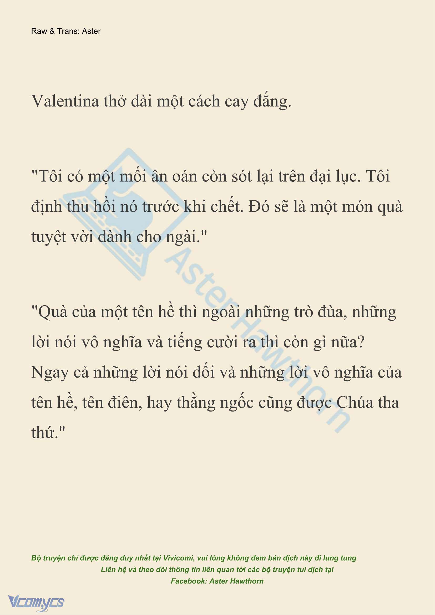 [NOVEL] Thiên Đường Của Valentina Chapter 258 - Trang 16