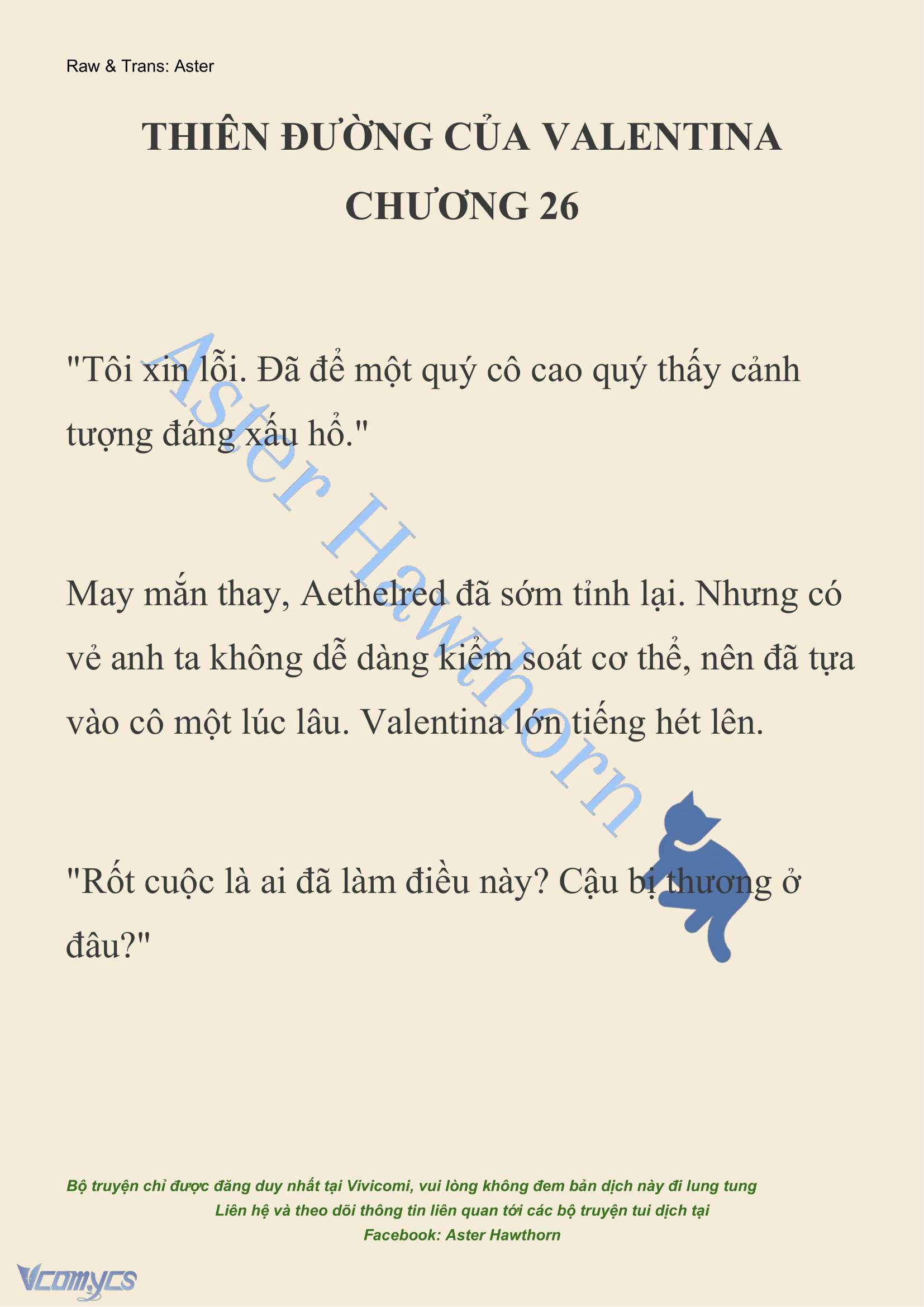 [NOVEL] Thiên Đường Của Valentina Chapter 26 - Trang 3