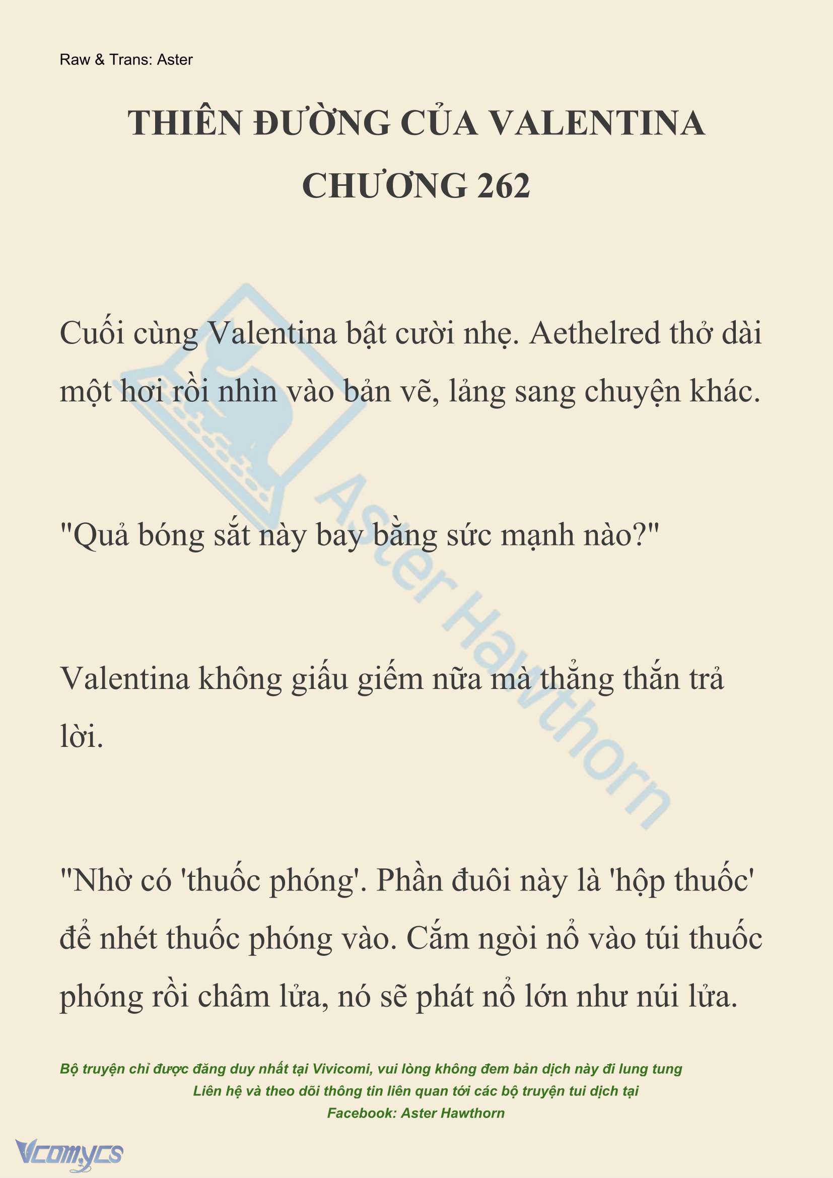 [NOVEL] Thiên Đường Của Valentina Chapter 262 - Trang 2