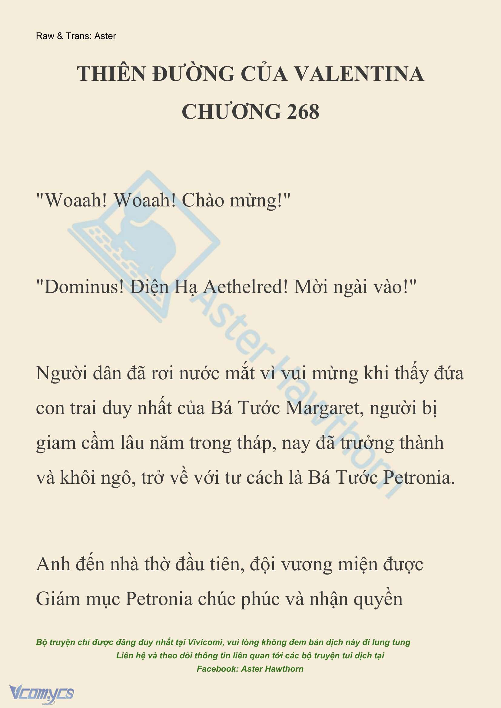 [NOVEL] Thiên Đường Của Valentina Chapter 268 - Trang 2