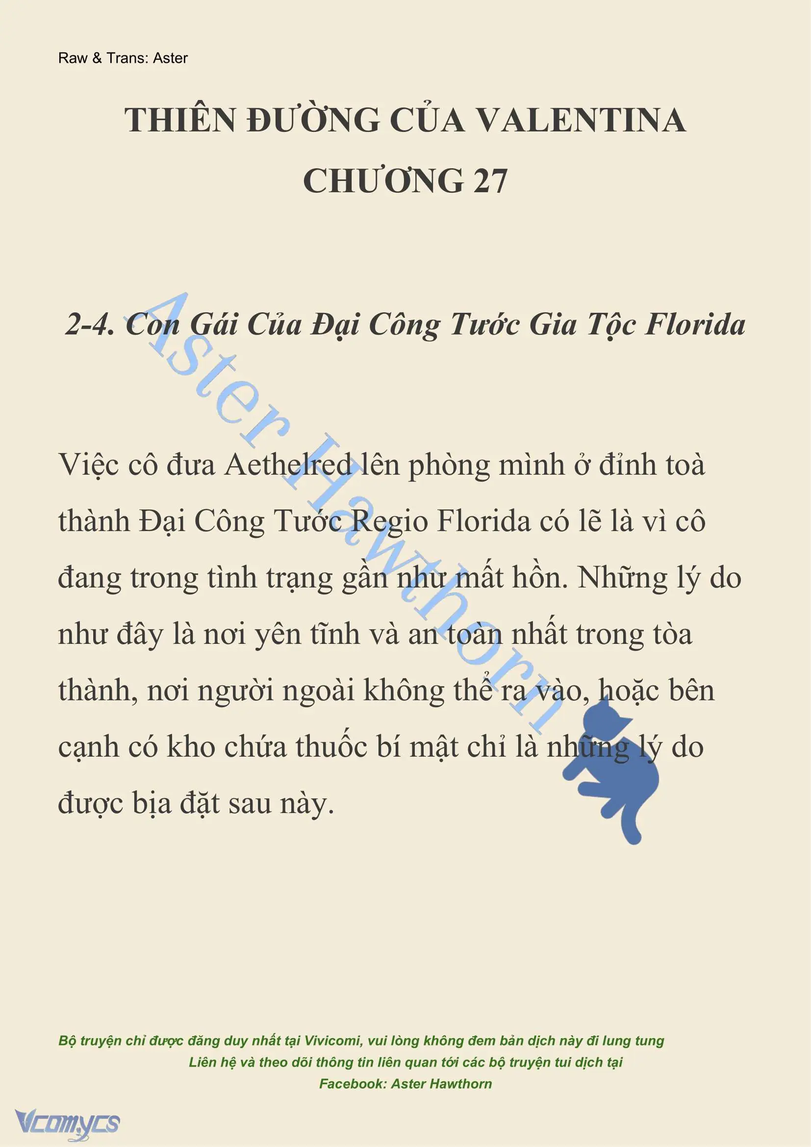 [NOVEL] Thiên Đường Của Valentina Chapter 27 - Trang 3