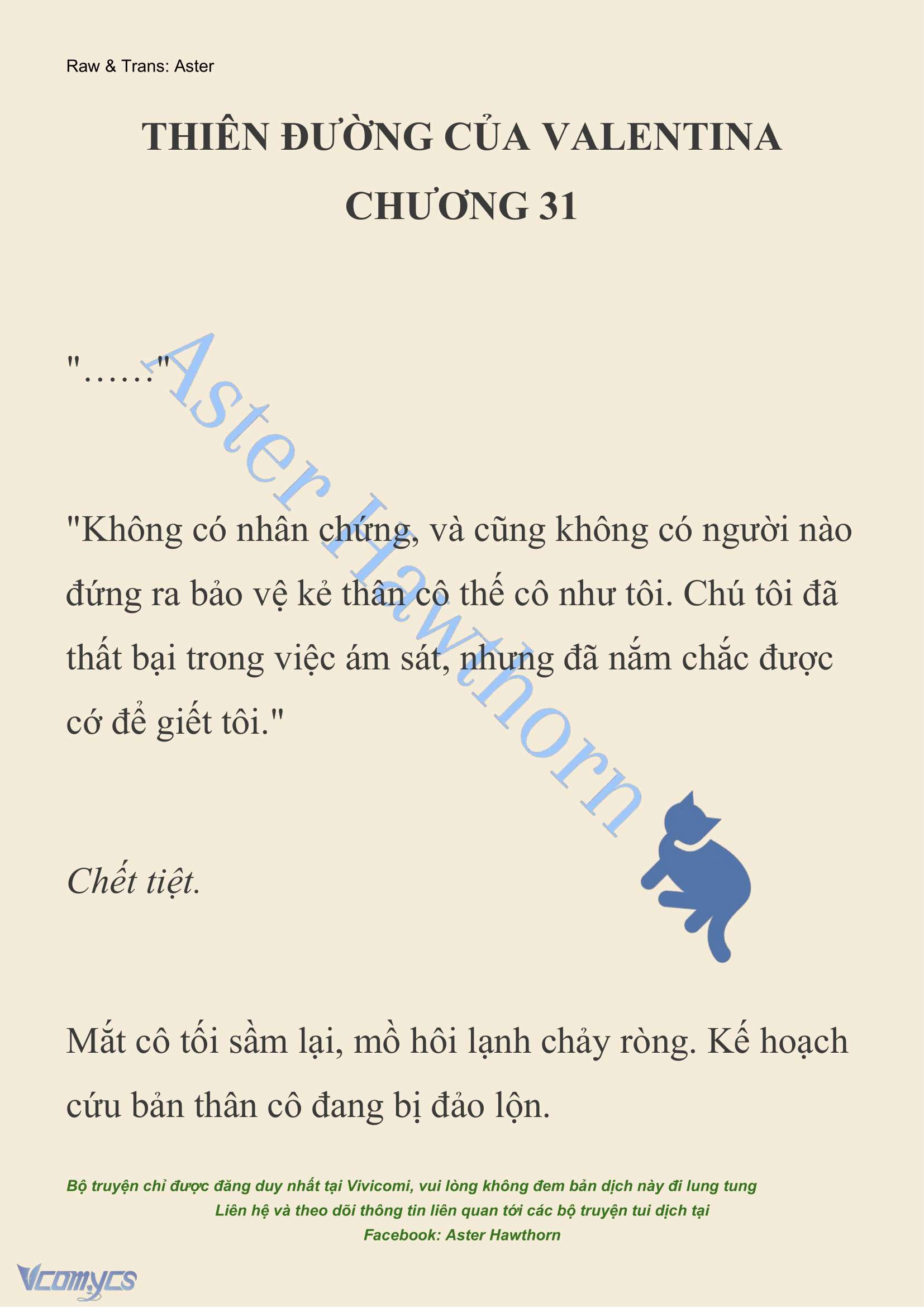 [NOVEL] Thiên Đường Của Valentina Chapter 31 - Trang 3