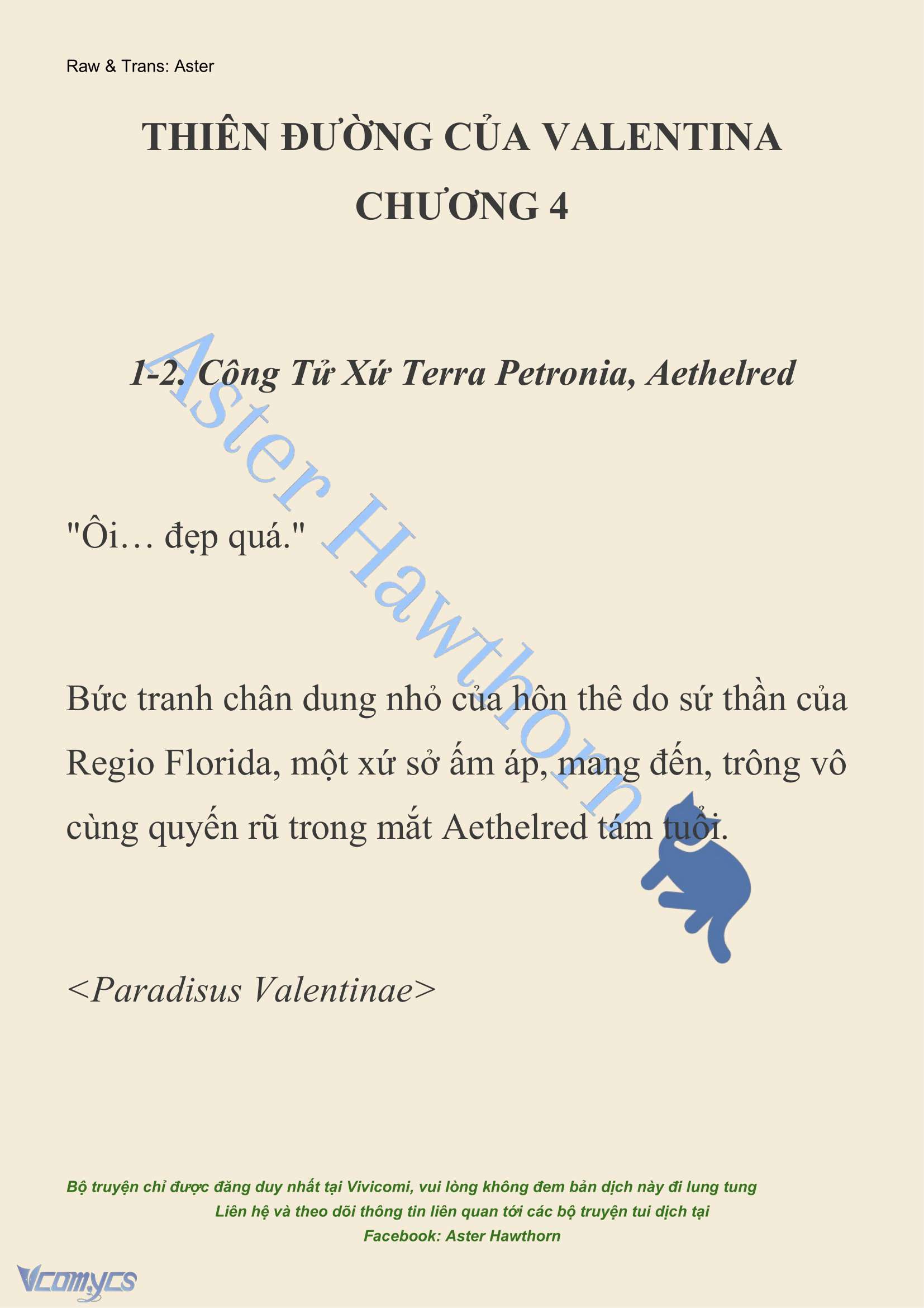 [NOVEL] Thiên Đường Của Valentina Chapter 4 - Trang 3