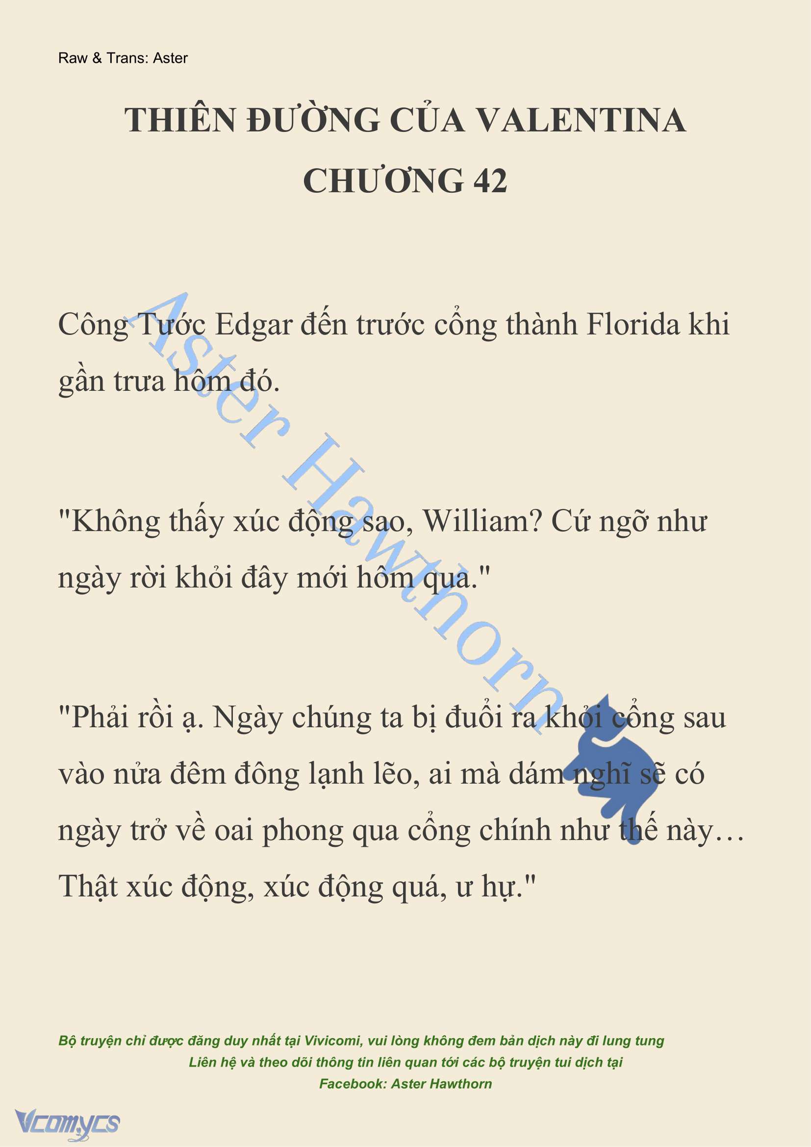 [NOVEL] Thiên Đường Của Valentina Chapter 42 - Trang 3
