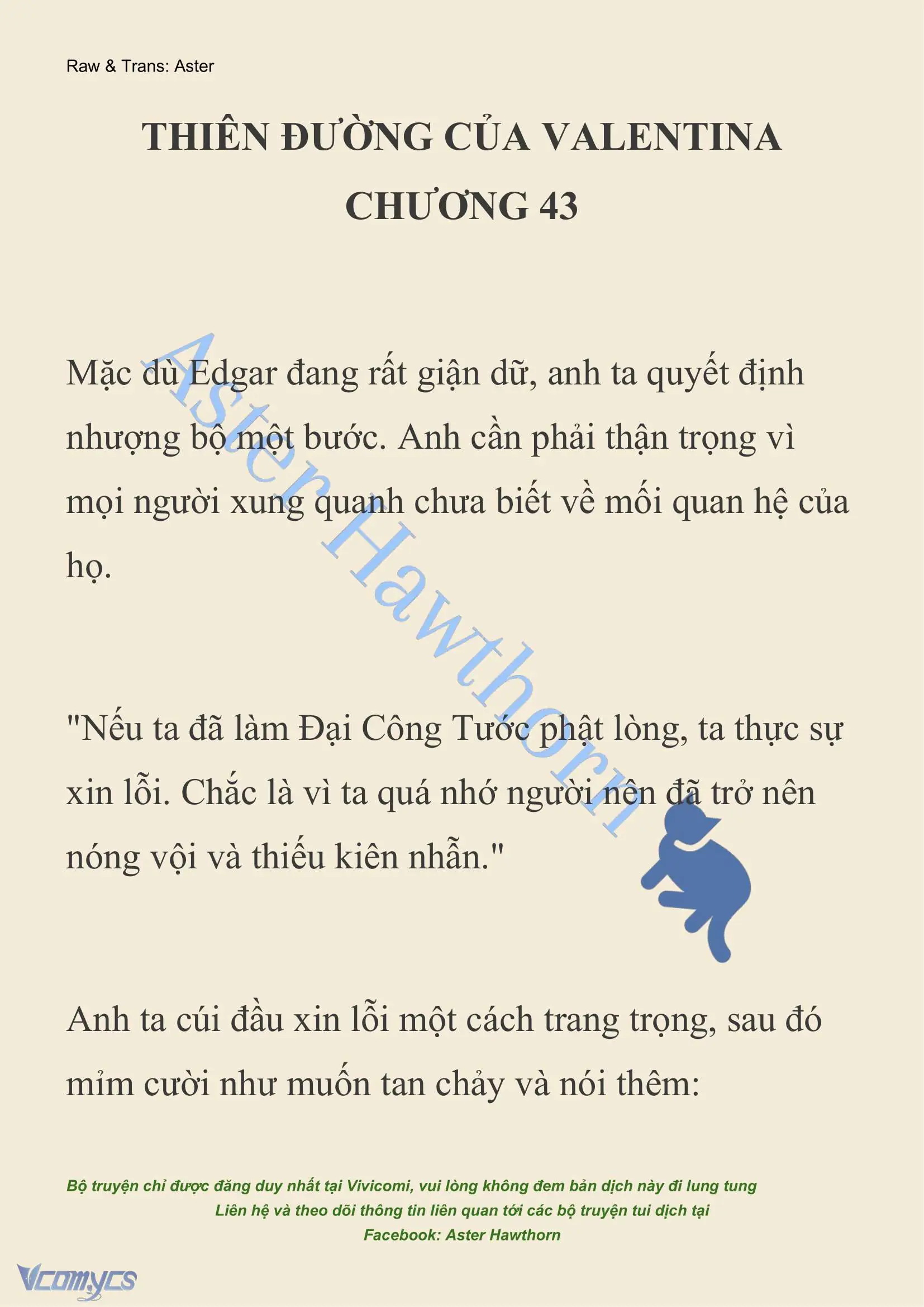 [NOVEL] Thiên Đường Của Valentina Chapter 43 - Trang 3