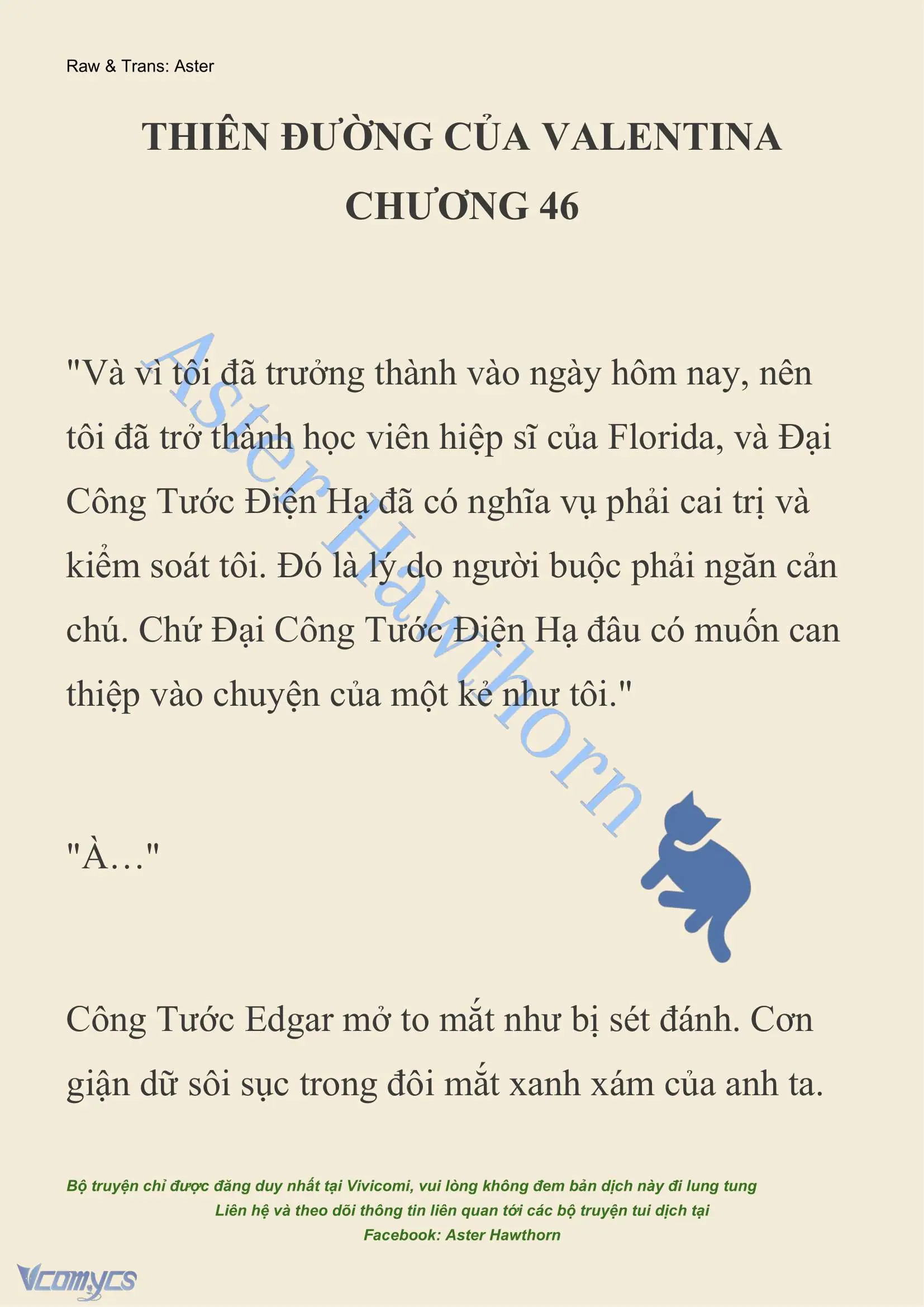 [NOVEL] Thiên Đường Của Valentina Chapter 46 - Trang 3