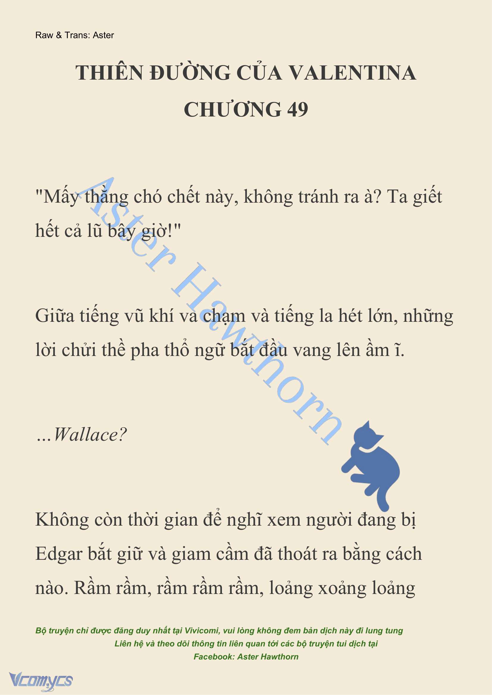 [NOVEL] Thiên Đường Của Valentina Chapter 49 - Trang 3