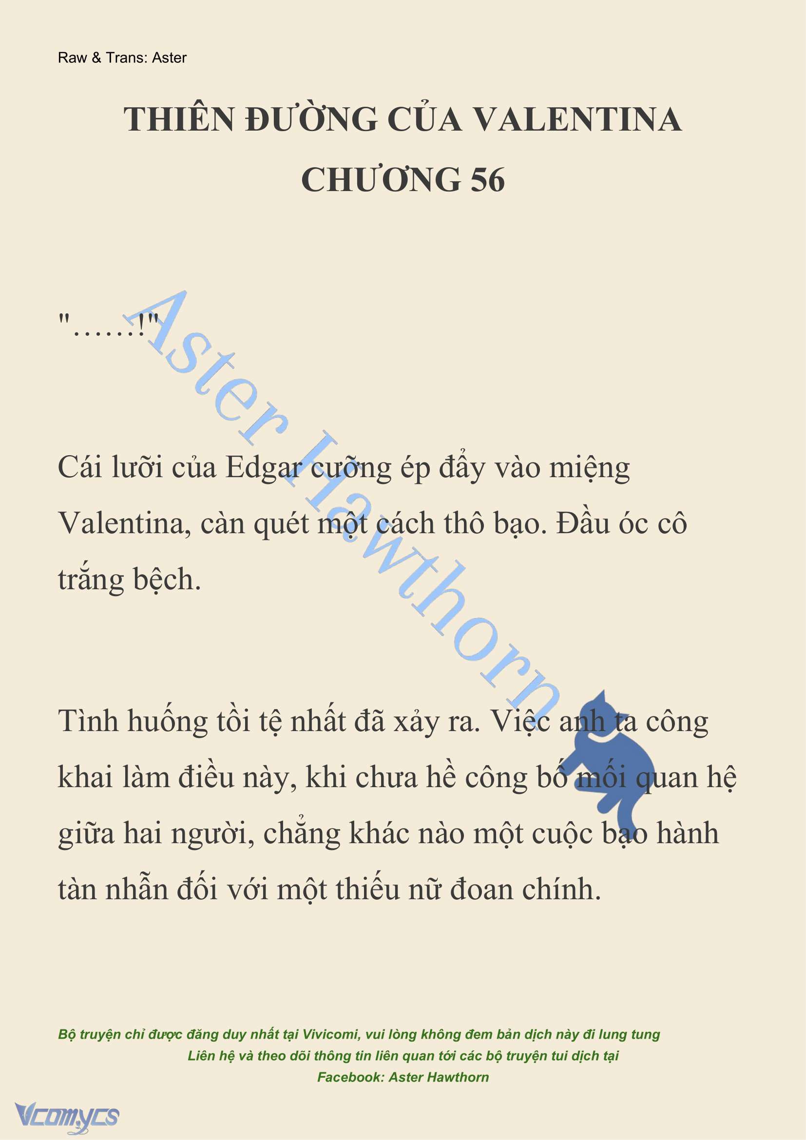 [NOVEL] Thiên Đường Của Valentina Chapter 56 - Trang 3