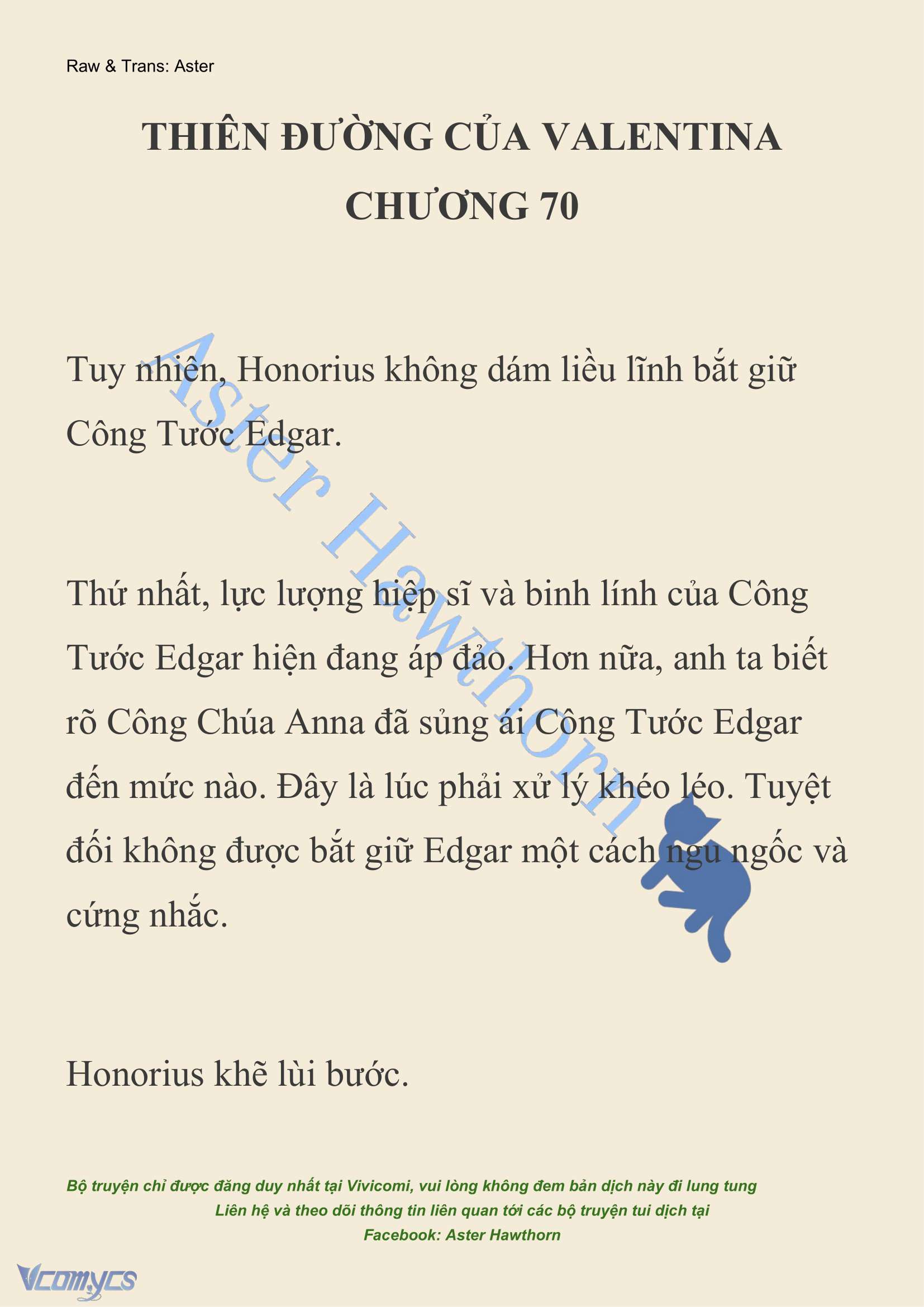 [NOVEL] Thiên Đường Của Valentina Chapter 70 - Trang 3