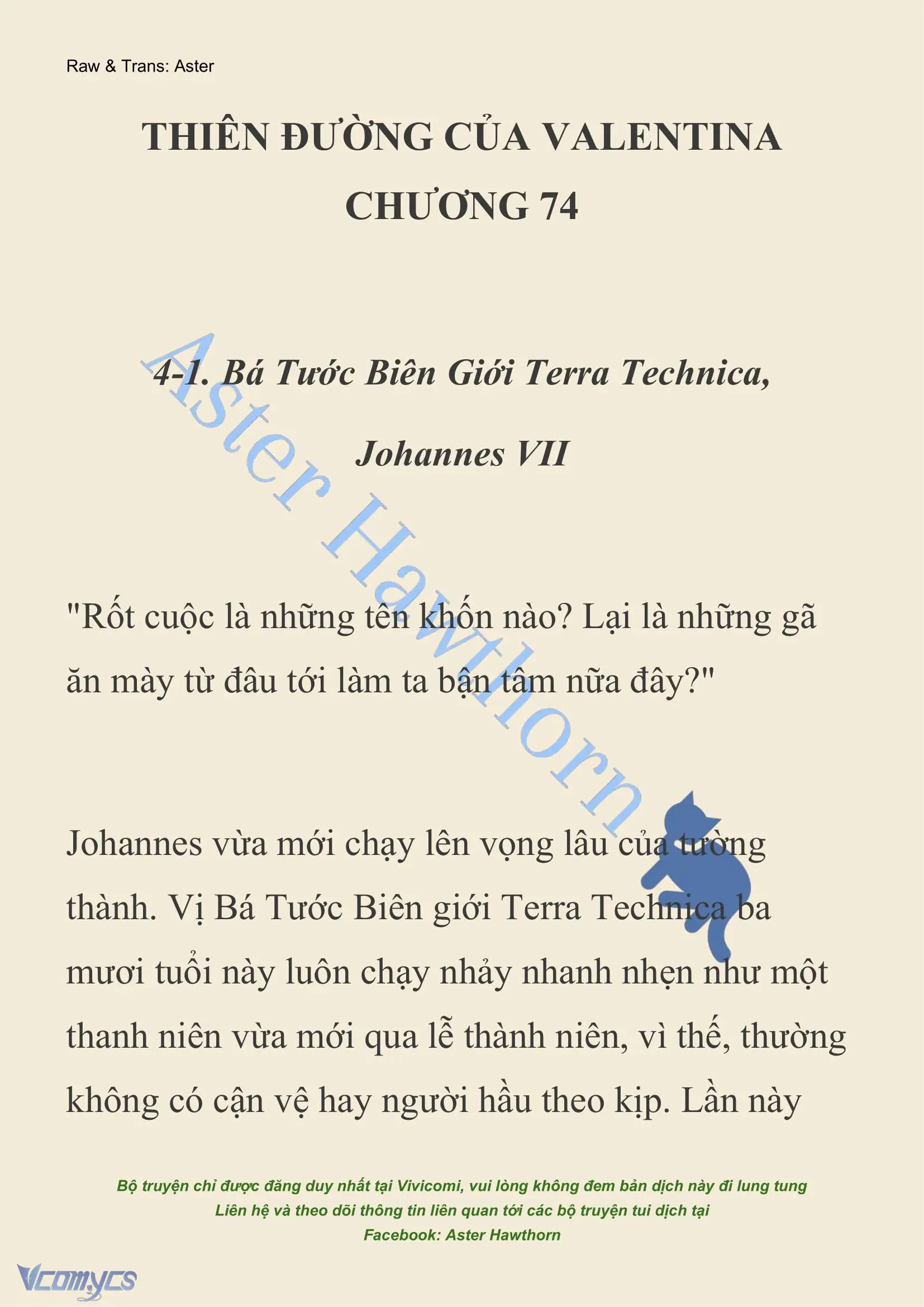 [NOVEL] Thiên Đường Của Valentina Chapter 74 - Trang 3