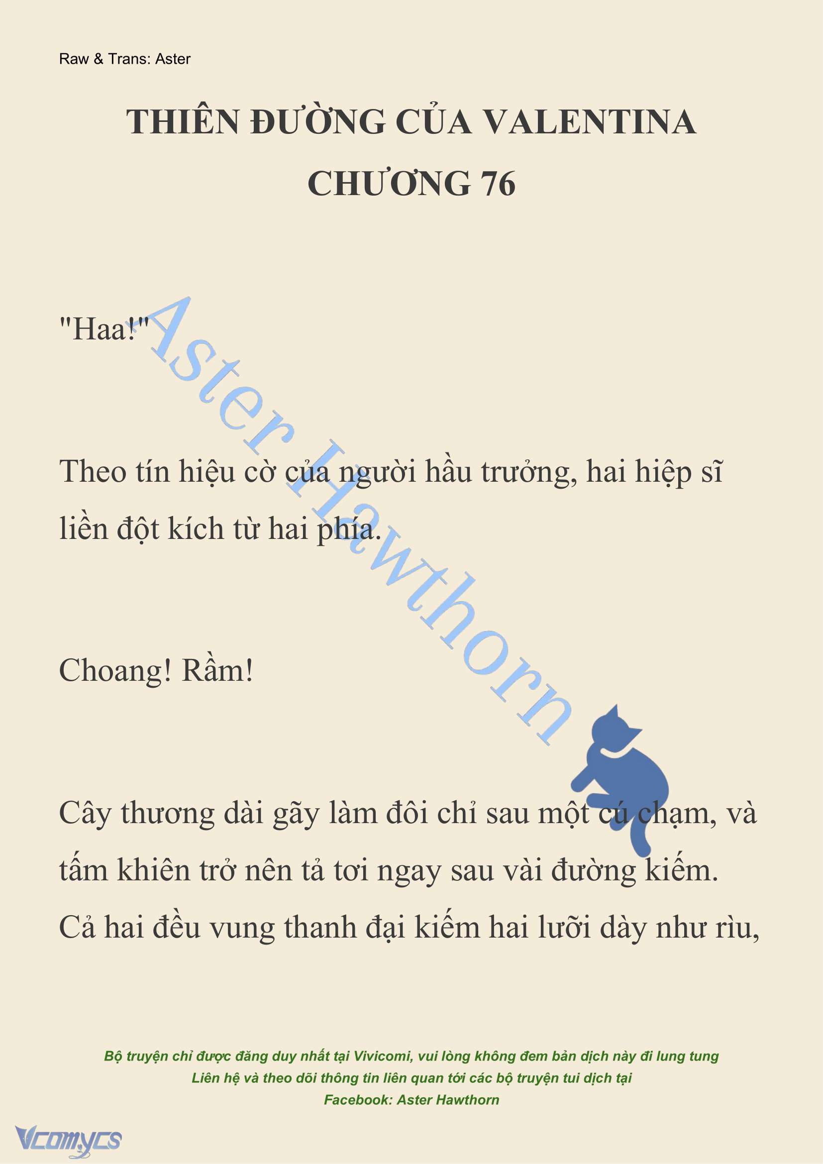 [NOVEL] Thiên Đường Của Valentina Chapter 76 - Trang 3