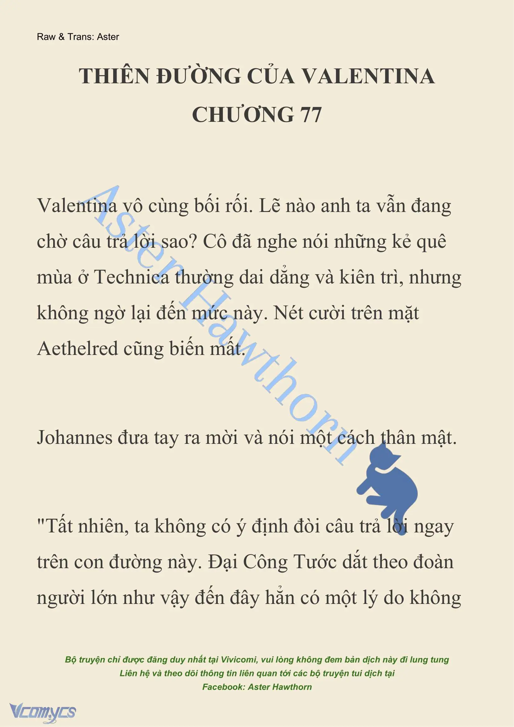 [NOVEL] Thiên Đường Của Valentina Chapter 77 - Trang 3
