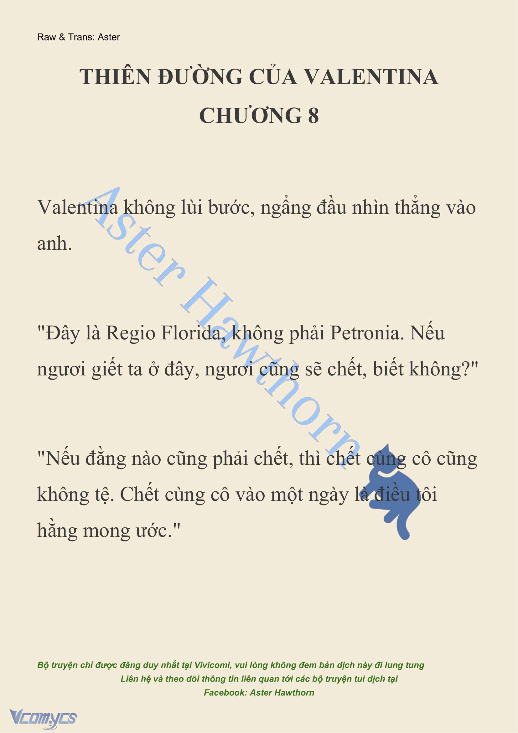 [NOVEL] Thiên Đường Của Valentina Chapter 8 - Trang 3
