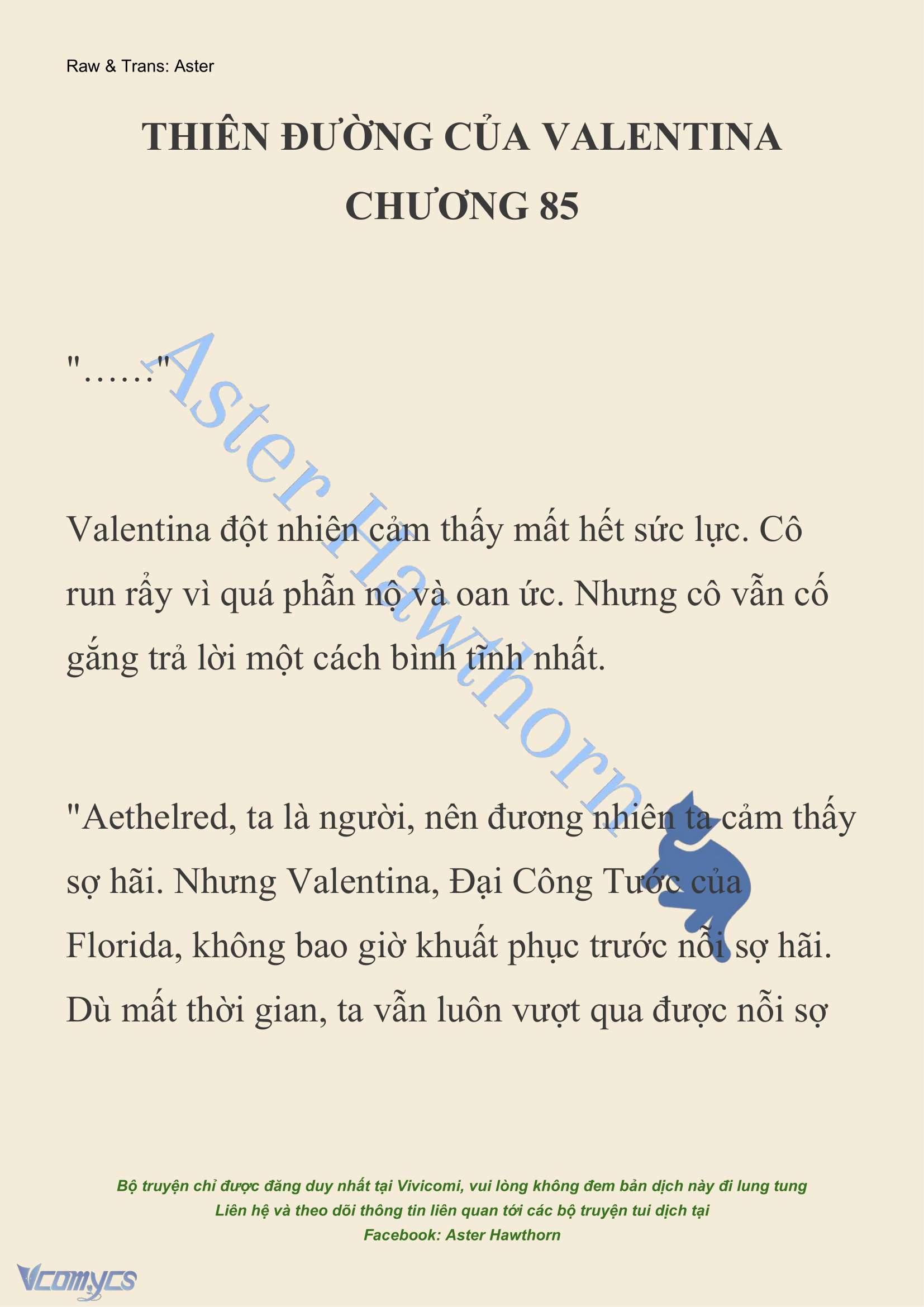 [NOVEL] Thiên Đường Của Valentina Chapter 85 - Trang 2