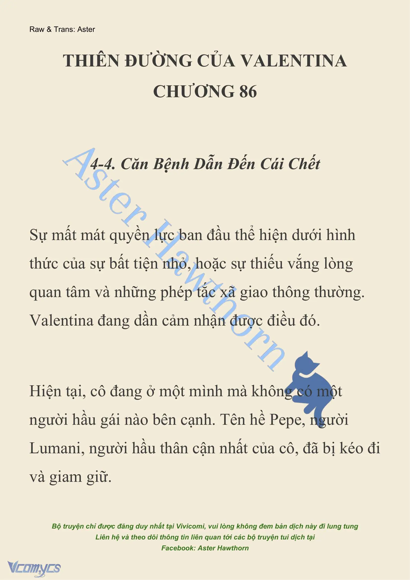 [NOVEL] Thiên Đường Của Valentina Chapter 86 - Trang 2