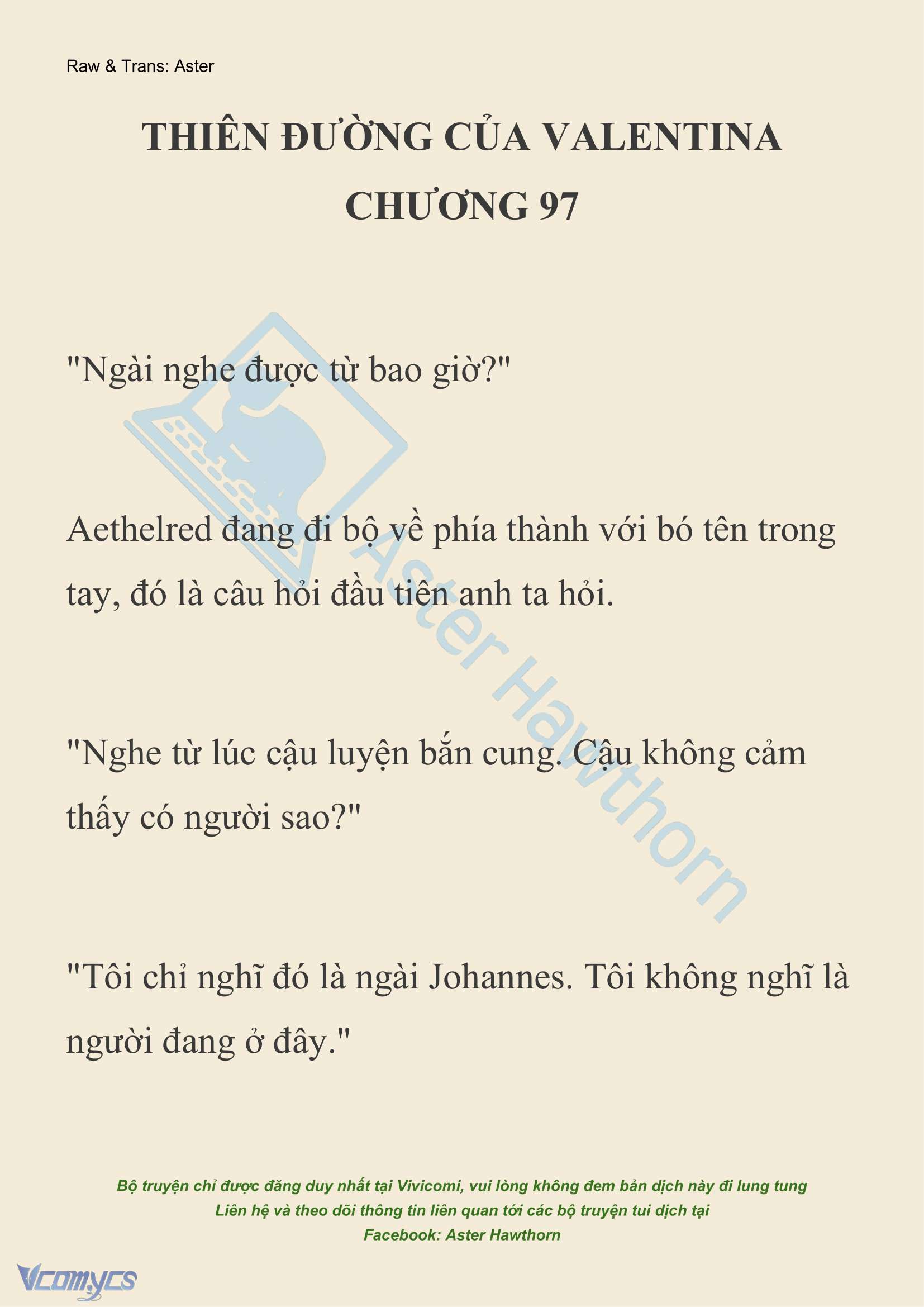 [NOVEL] Thiên Đường Của Valentina Chapter 97 - Trang 2
