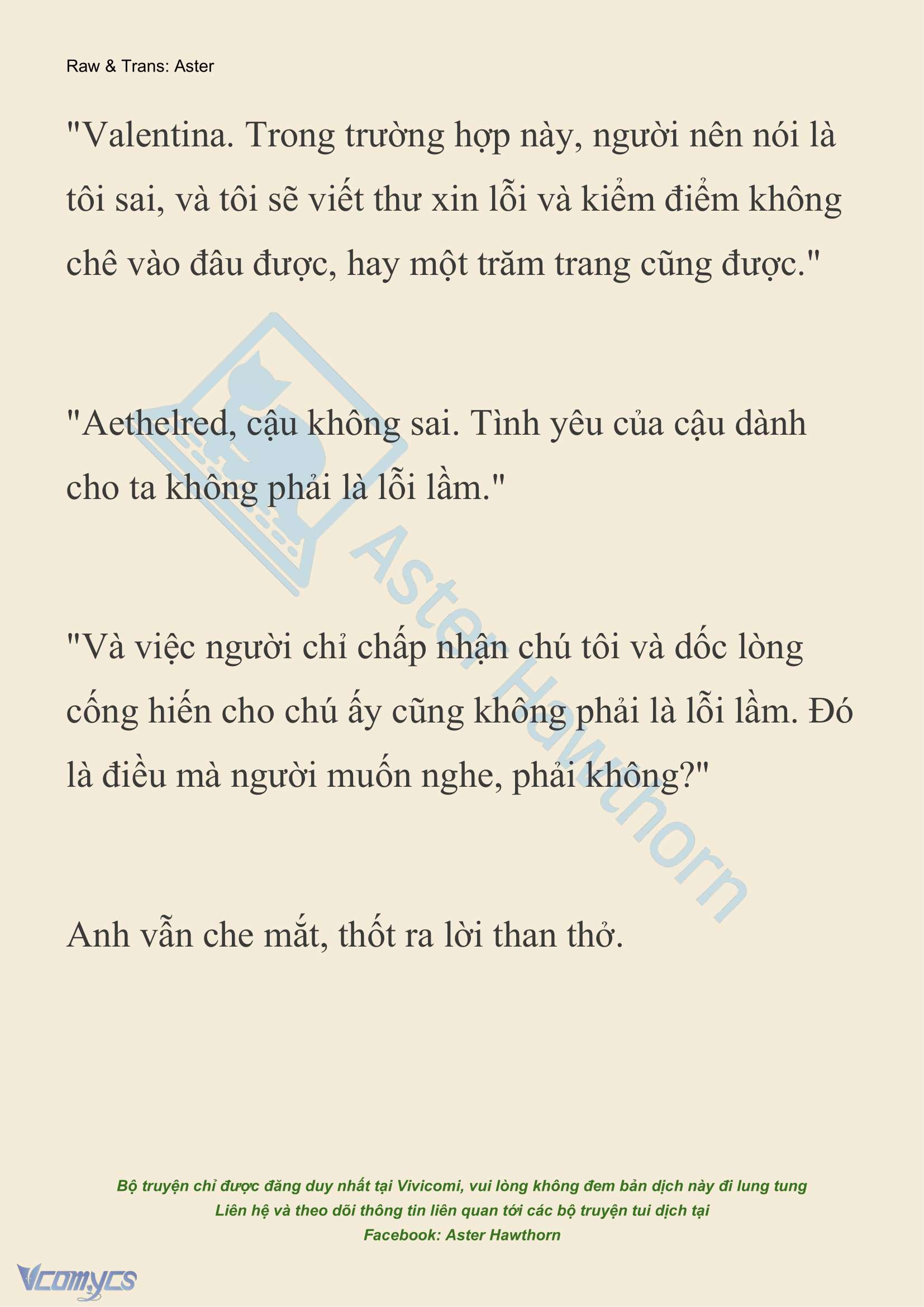 [NOVEL] Thiên Đường Của Valentina Chapter 97 - Trang 9