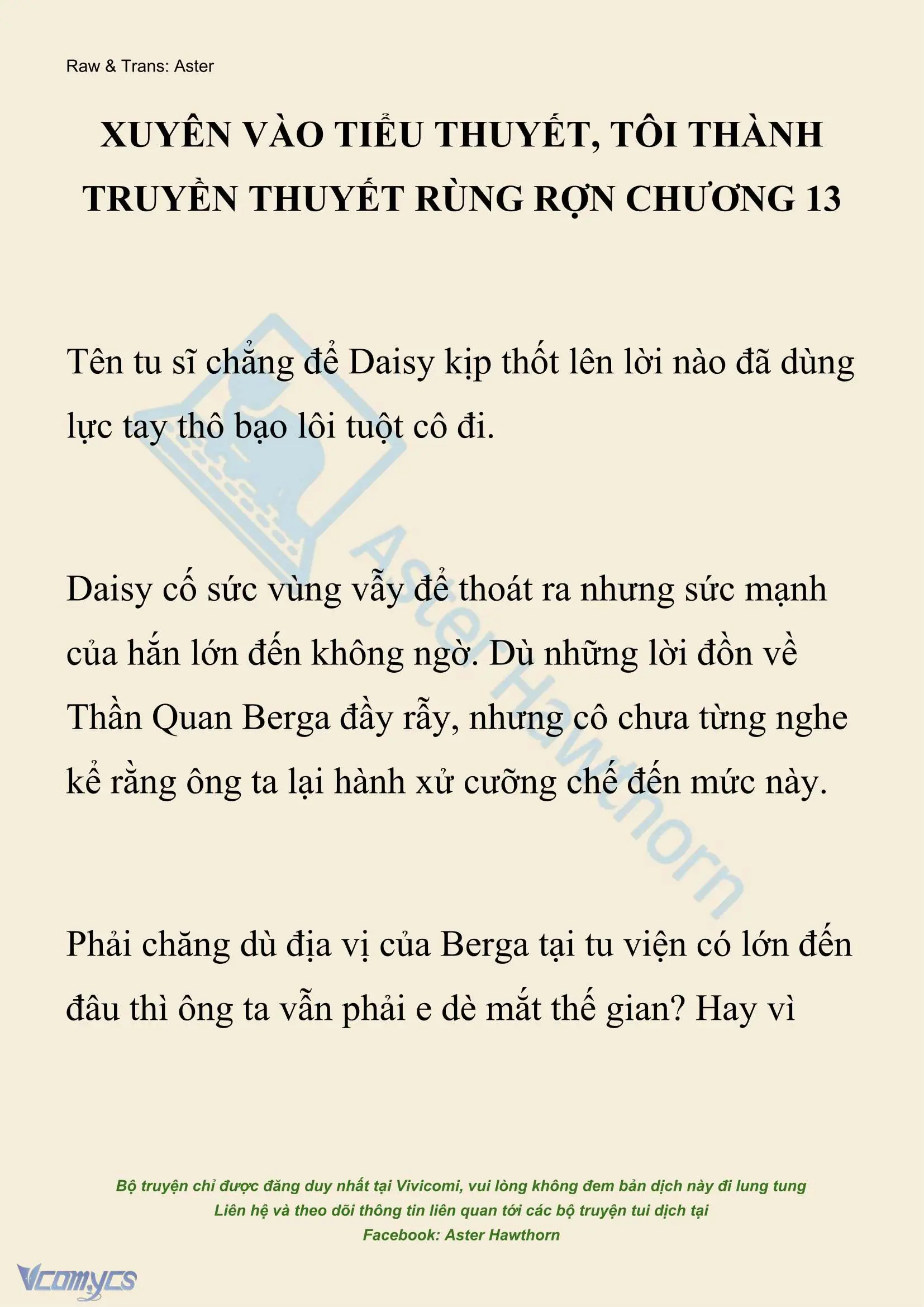 [NOVEL] Xuyên Vào Tiểu Thuyết, Tôi Thành Truyền Thuyết Rùng Rợn Chapter 13 - Trang 2
