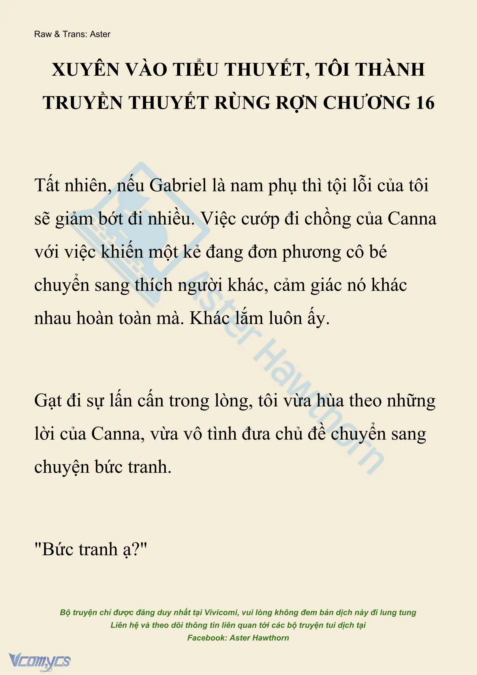 [NOVEL] Xuyên Vào Tiểu Thuyết, Tôi Thành Truyền Thuyết Rùng Rợn Chapter 16 - Trang 2