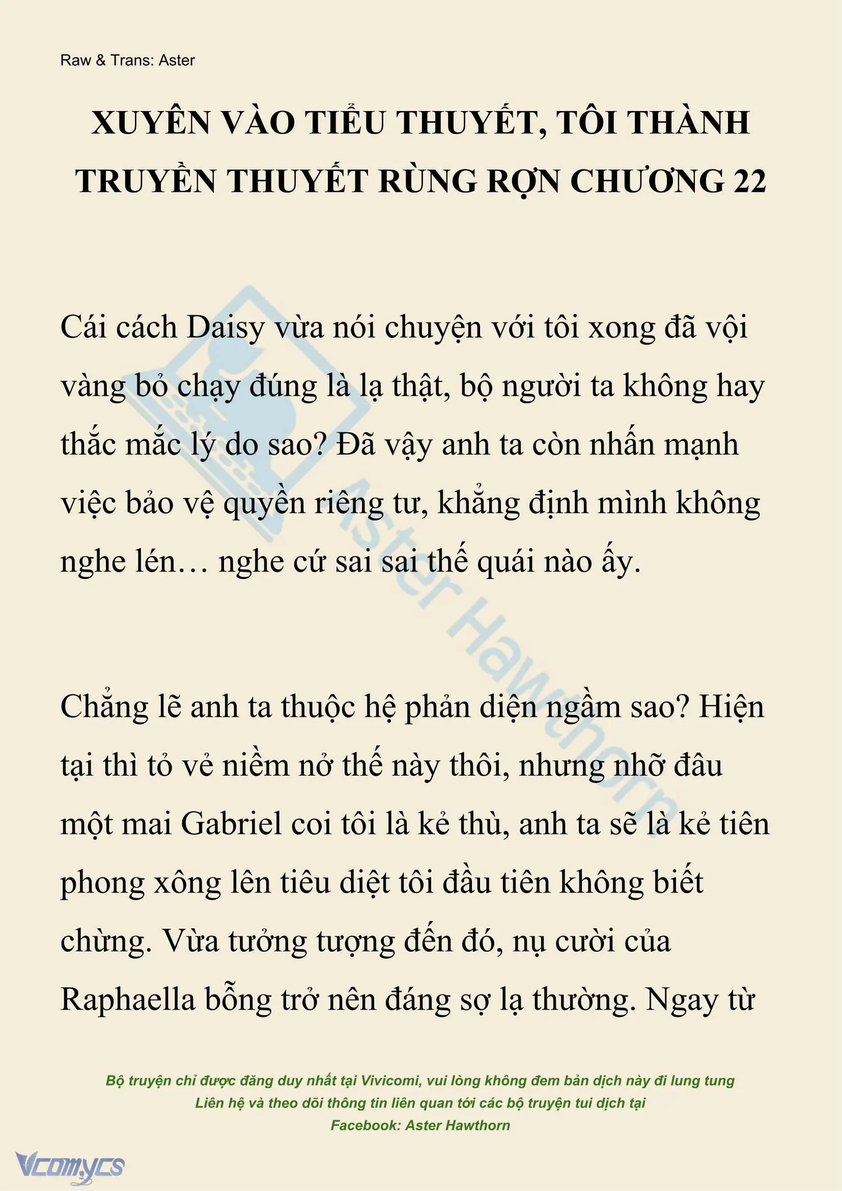 [NOVEL] Xuyên Vào Tiểu Thuyết, Tôi Thành Truyền Thuyết Rùng Rợn Chapter 22 - Trang 2